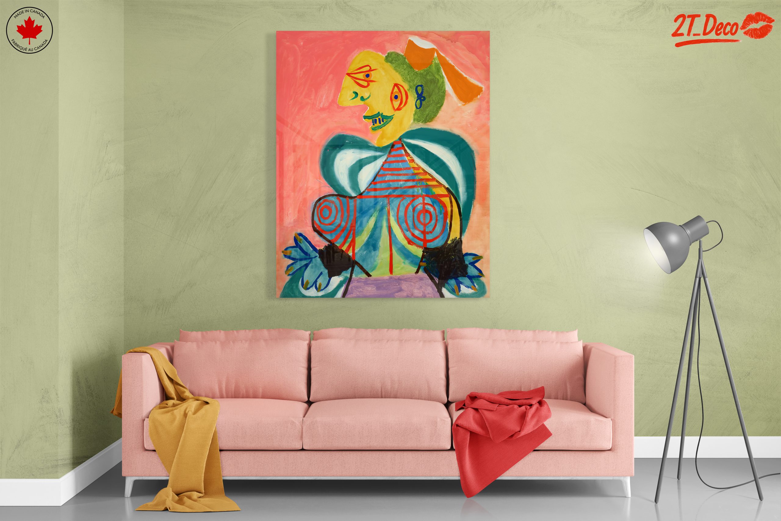 Vibrant Modern Artistic Portrait 2 - Image 7