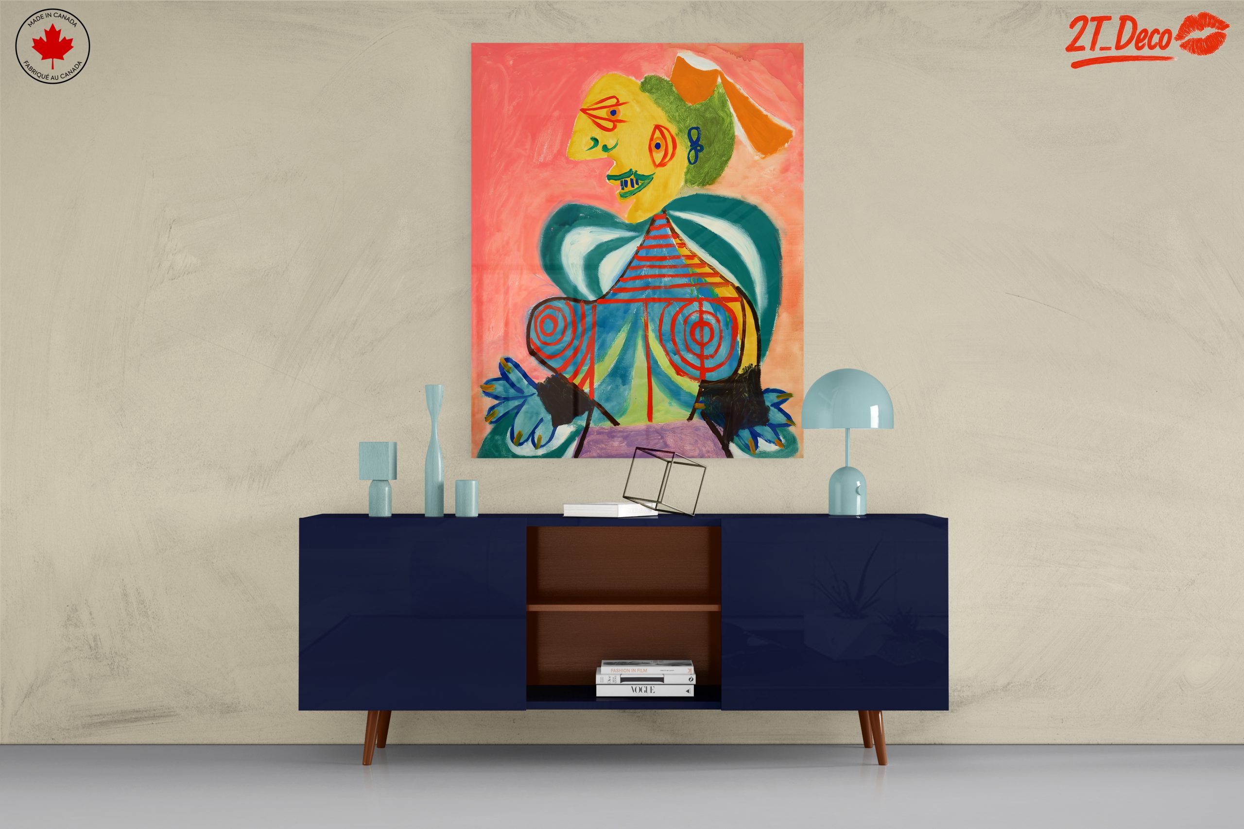 Vibrant Modern Artistic Portrait 2 - Image 8