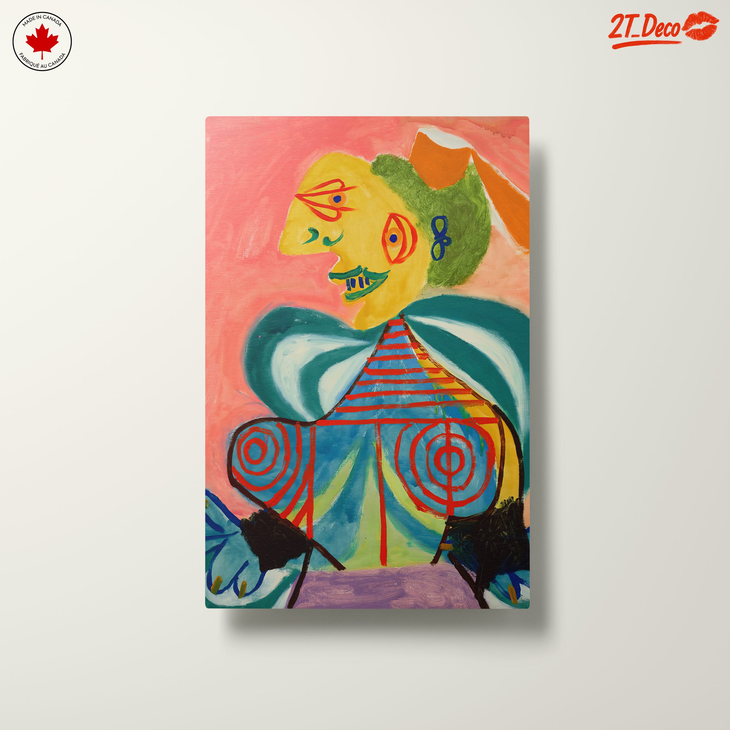 Vibrant Modern Artistic Portrait 2 - Image 10