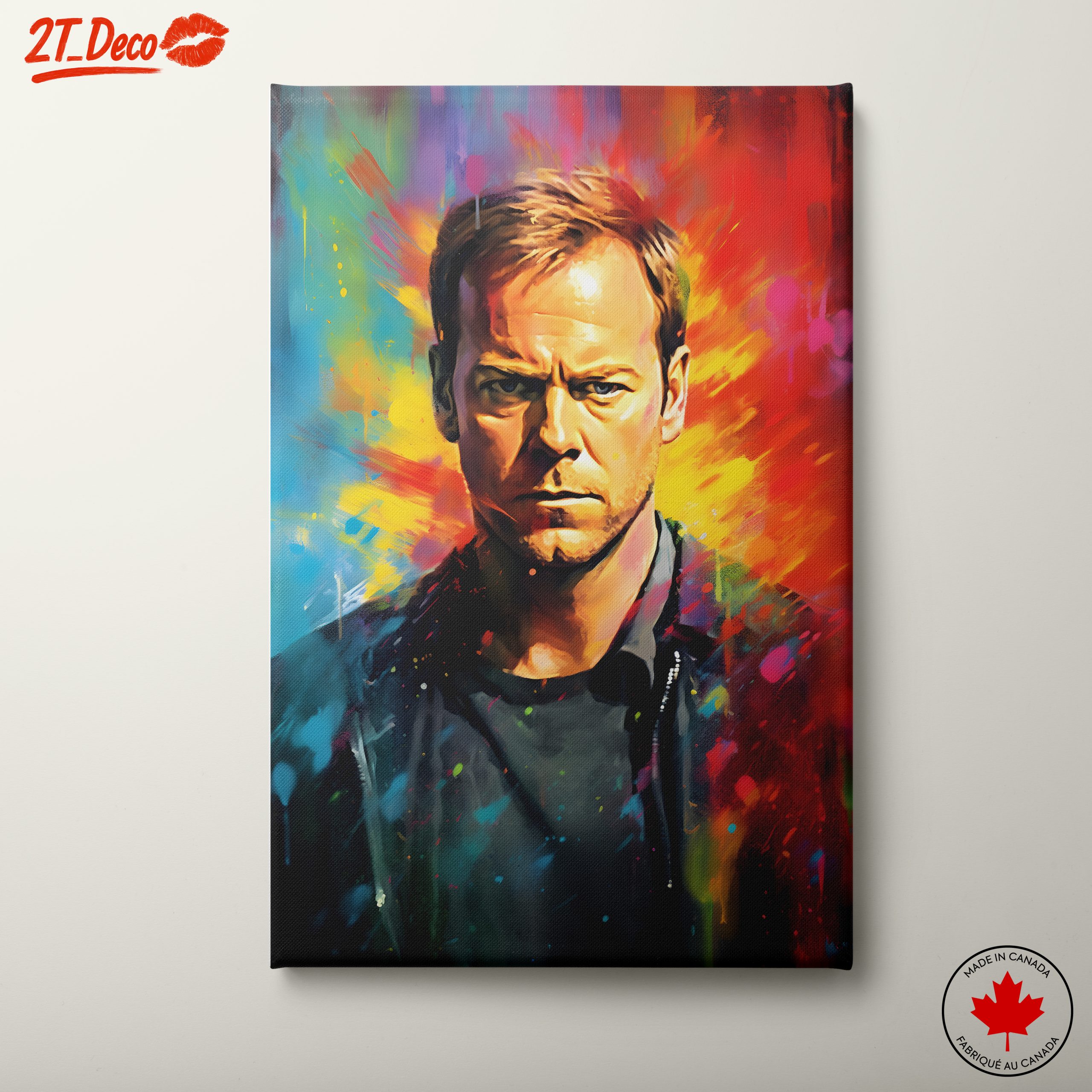 Vibrant Portrait of a Modern Character