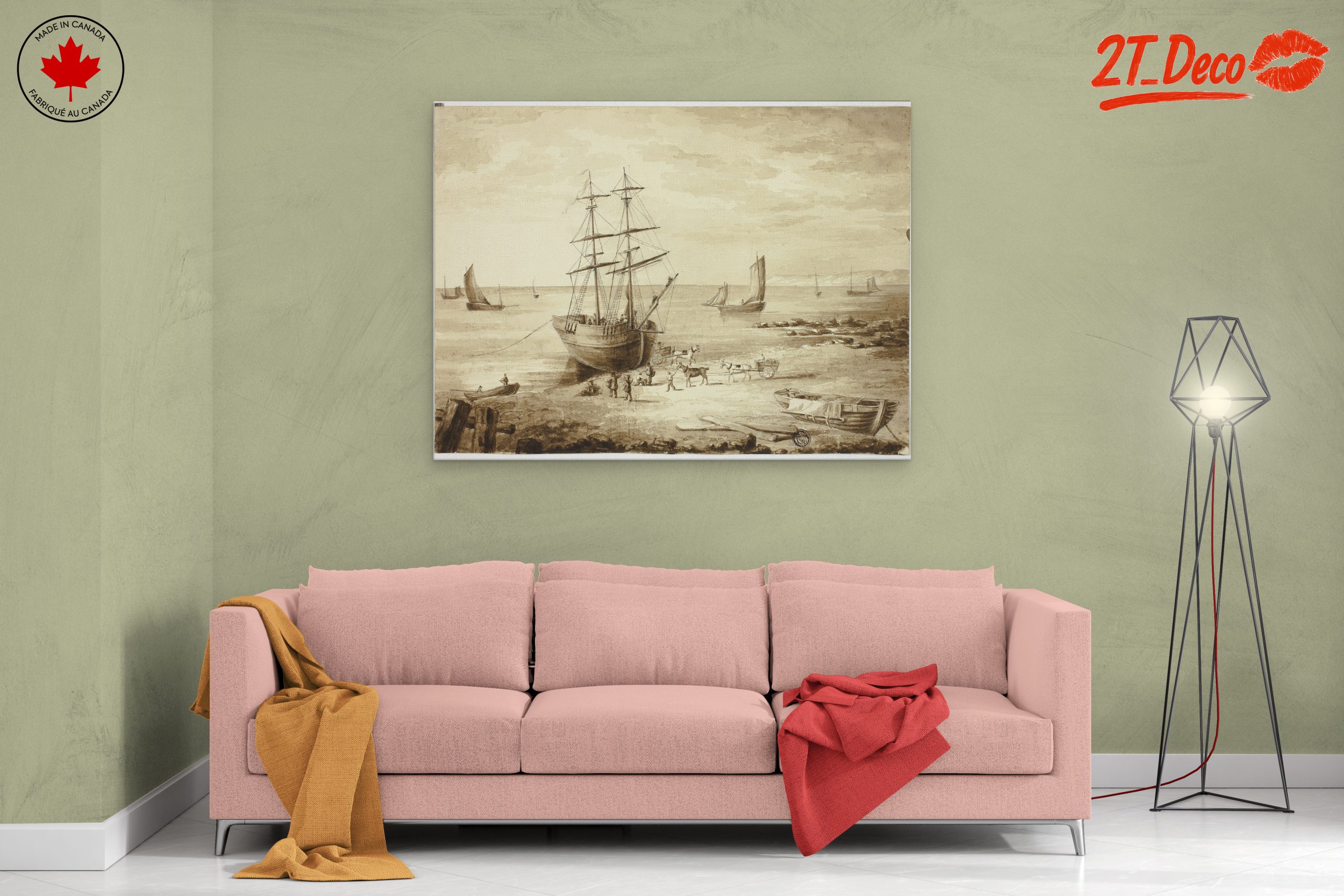 Seafaring Adventure Landscape Art - Image 2
