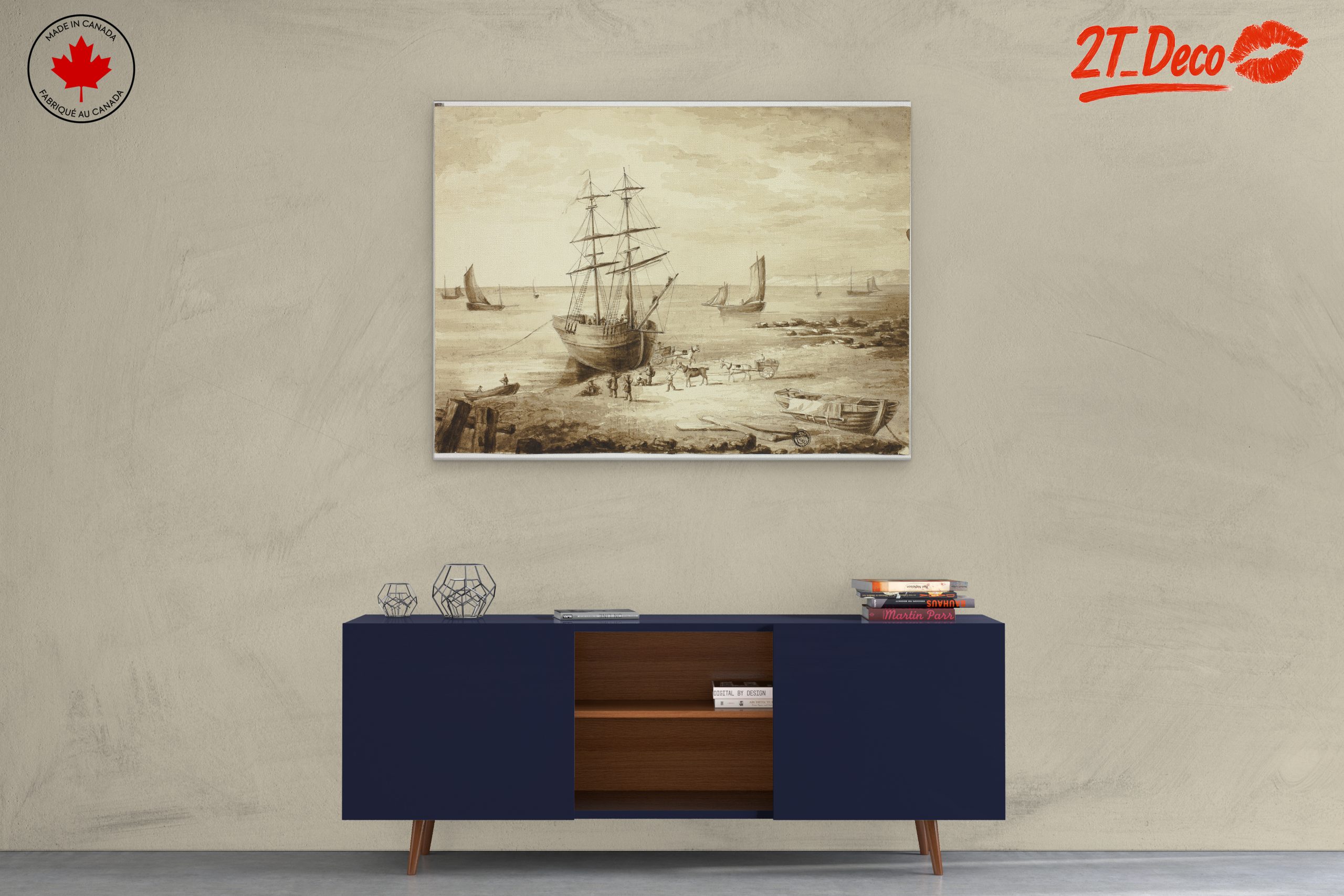 Seafaring Adventure Landscape Art - Image 3