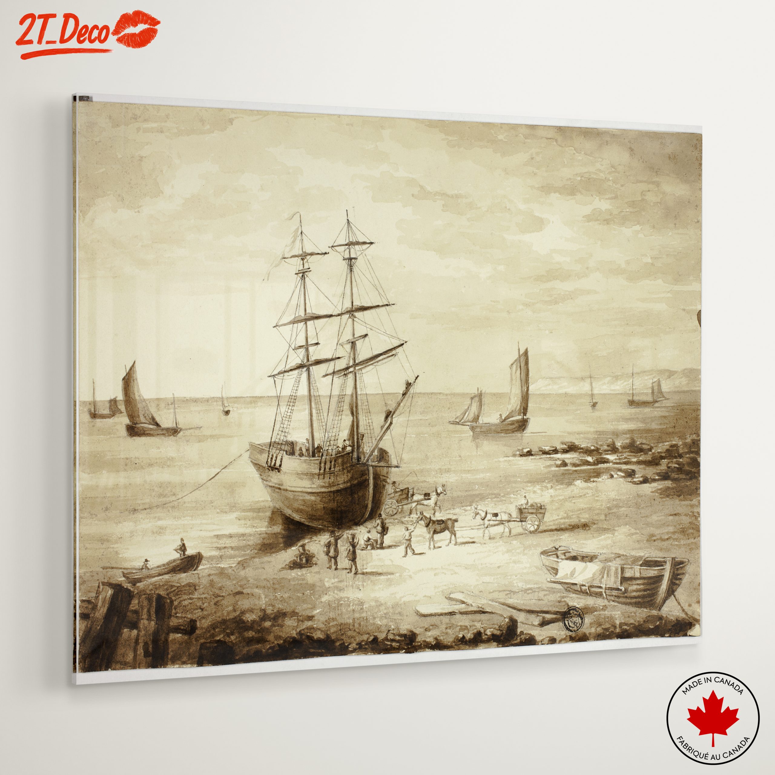 Seafaring Adventure Landscape Art - Image 6