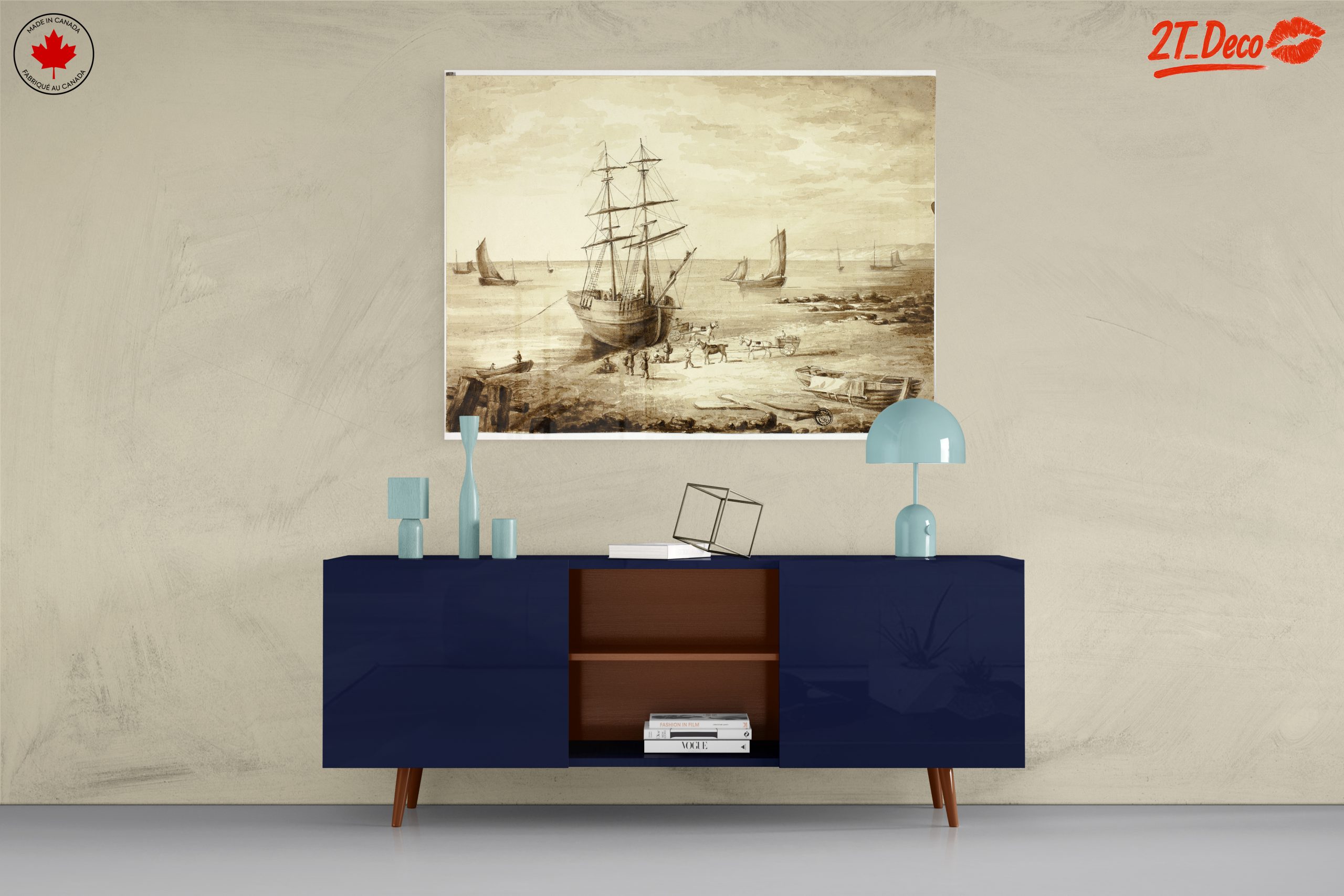 Seafaring Adventure Landscape Art - Image 8
