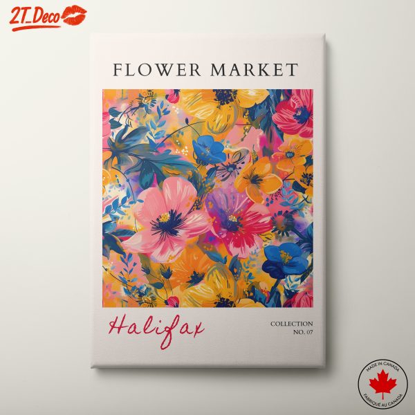 Vibrant Flower Market Artwork 2