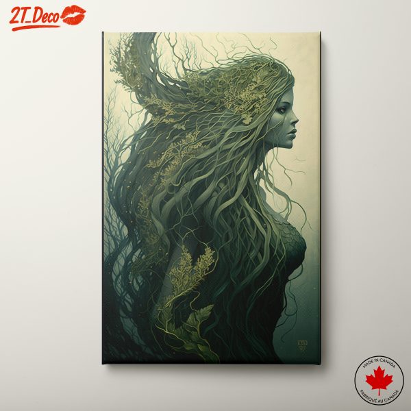 Enchanting Fantasy Character with Nature Elements