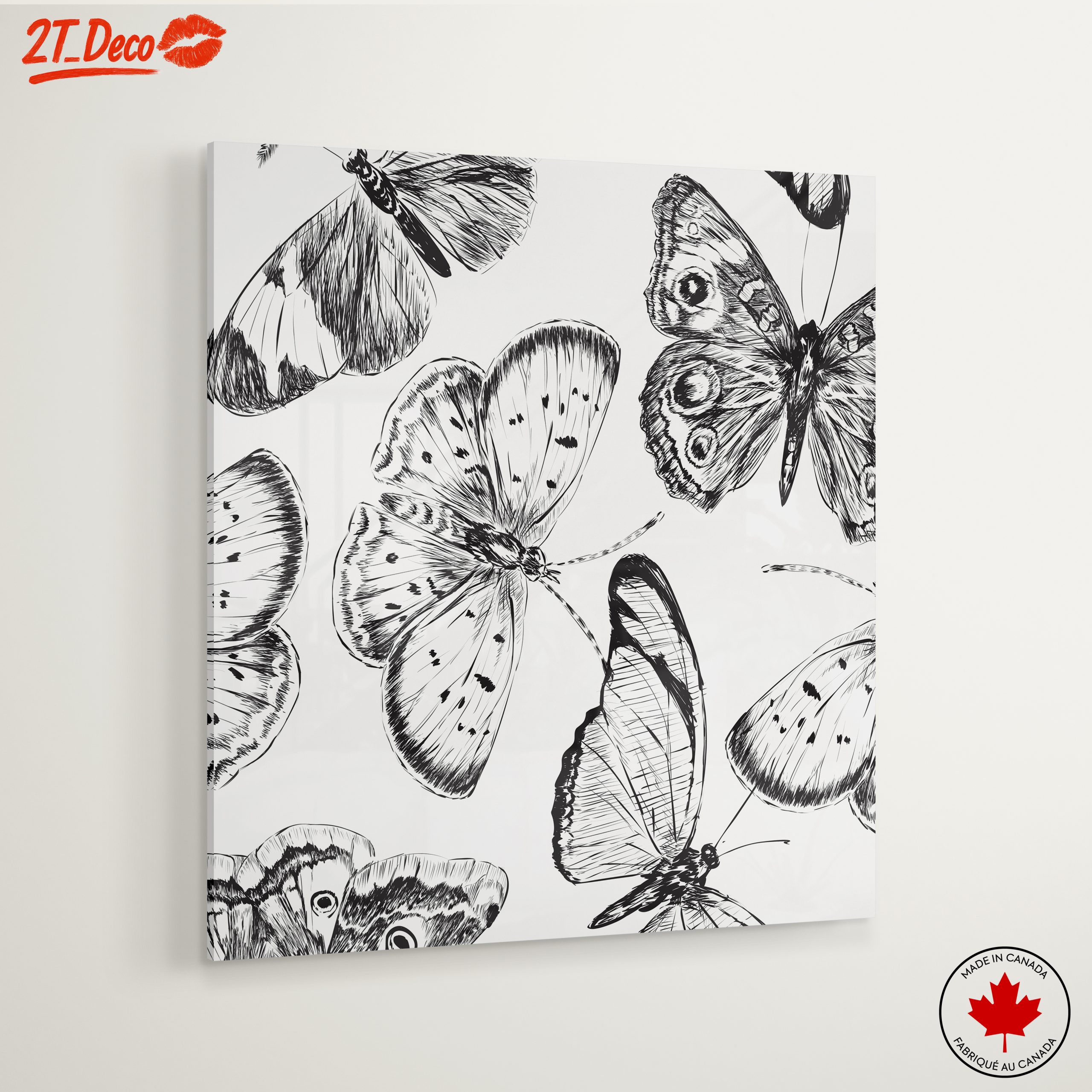 Beautiful Butterfly Illustrations for Wall Art - Image 6