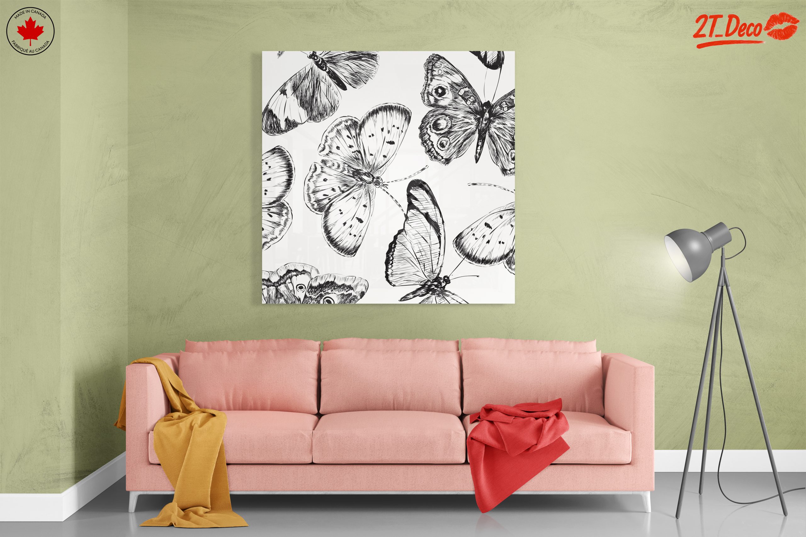 Beautiful Butterfly Illustrations for Wall Art - Image 7