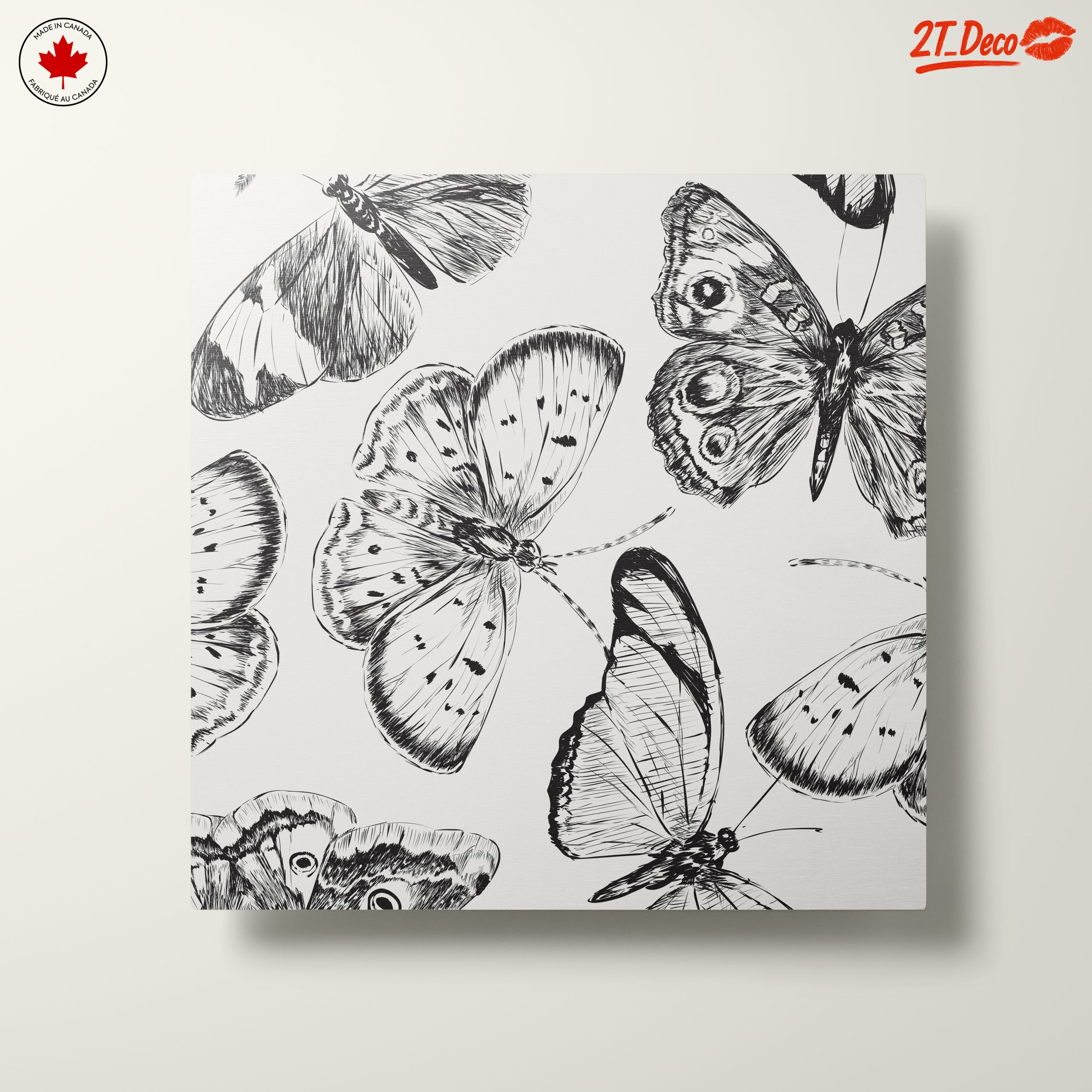 Beautiful Butterfly Illustrations for Wall Art - Image 10