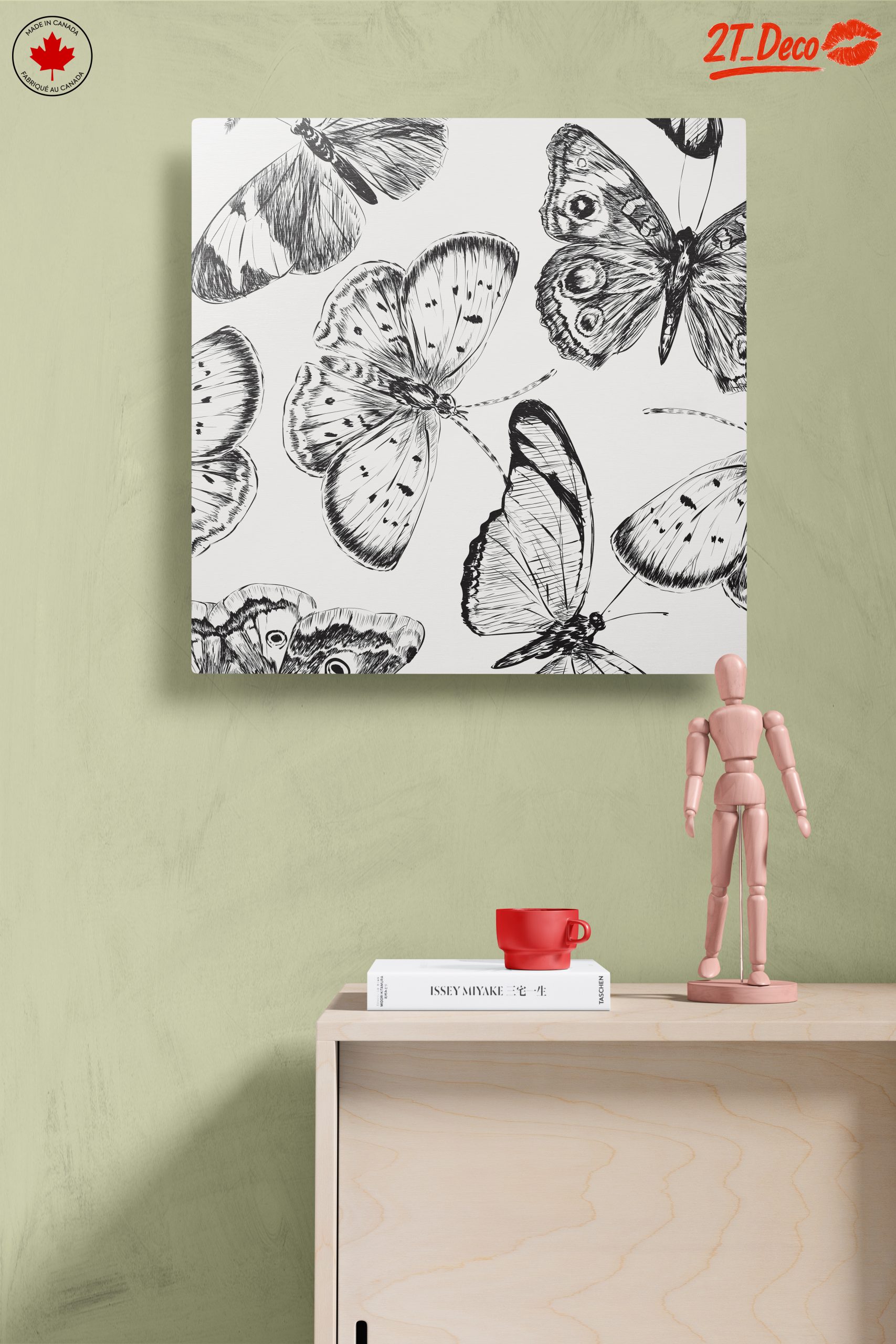Beautiful Butterfly Illustrations for Wall Art - Image 14