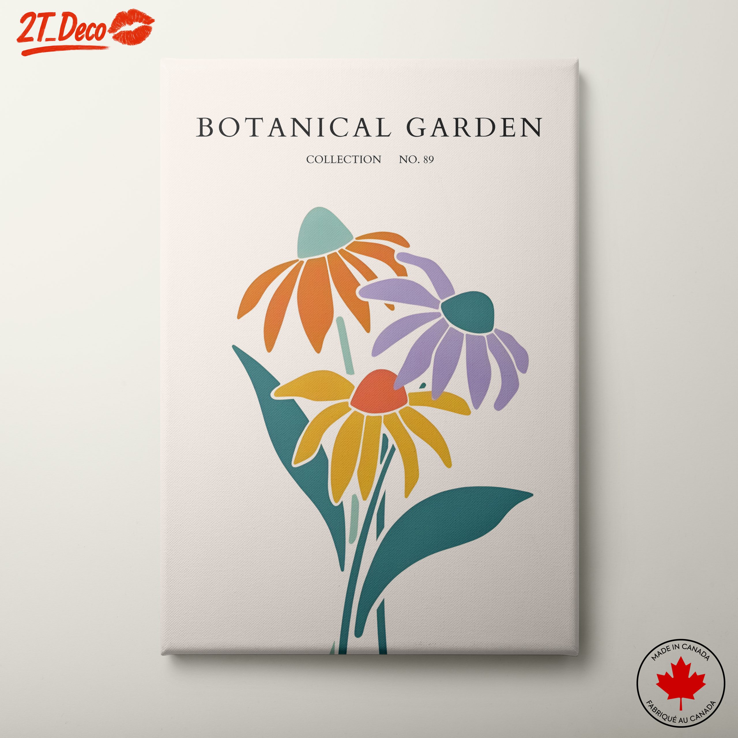 Vibrant Botanical Garden Collection Art
