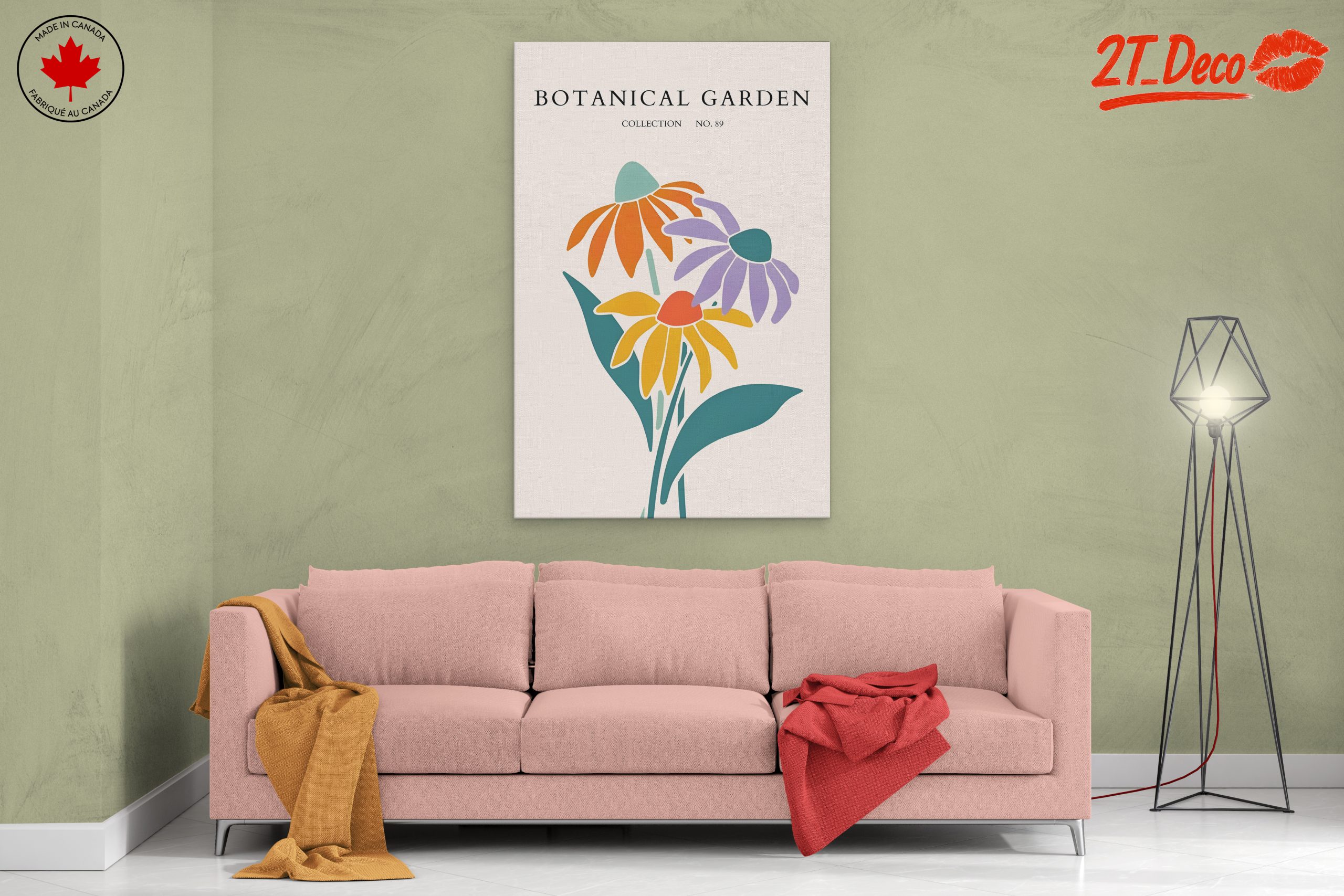 Vibrant Botanical Garden Collection Art - Image 2
