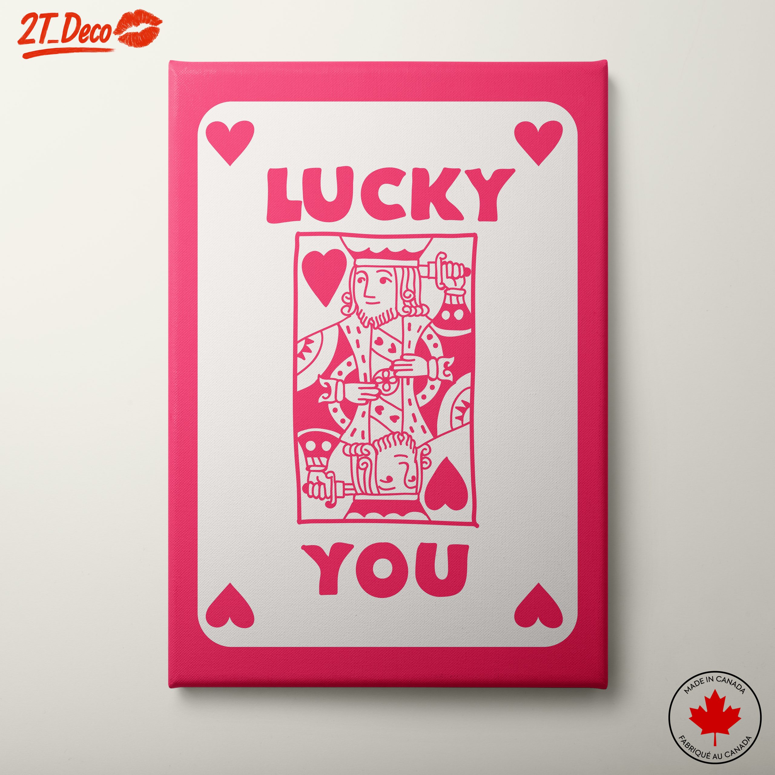 Lucky You Playing Card Artwork 3