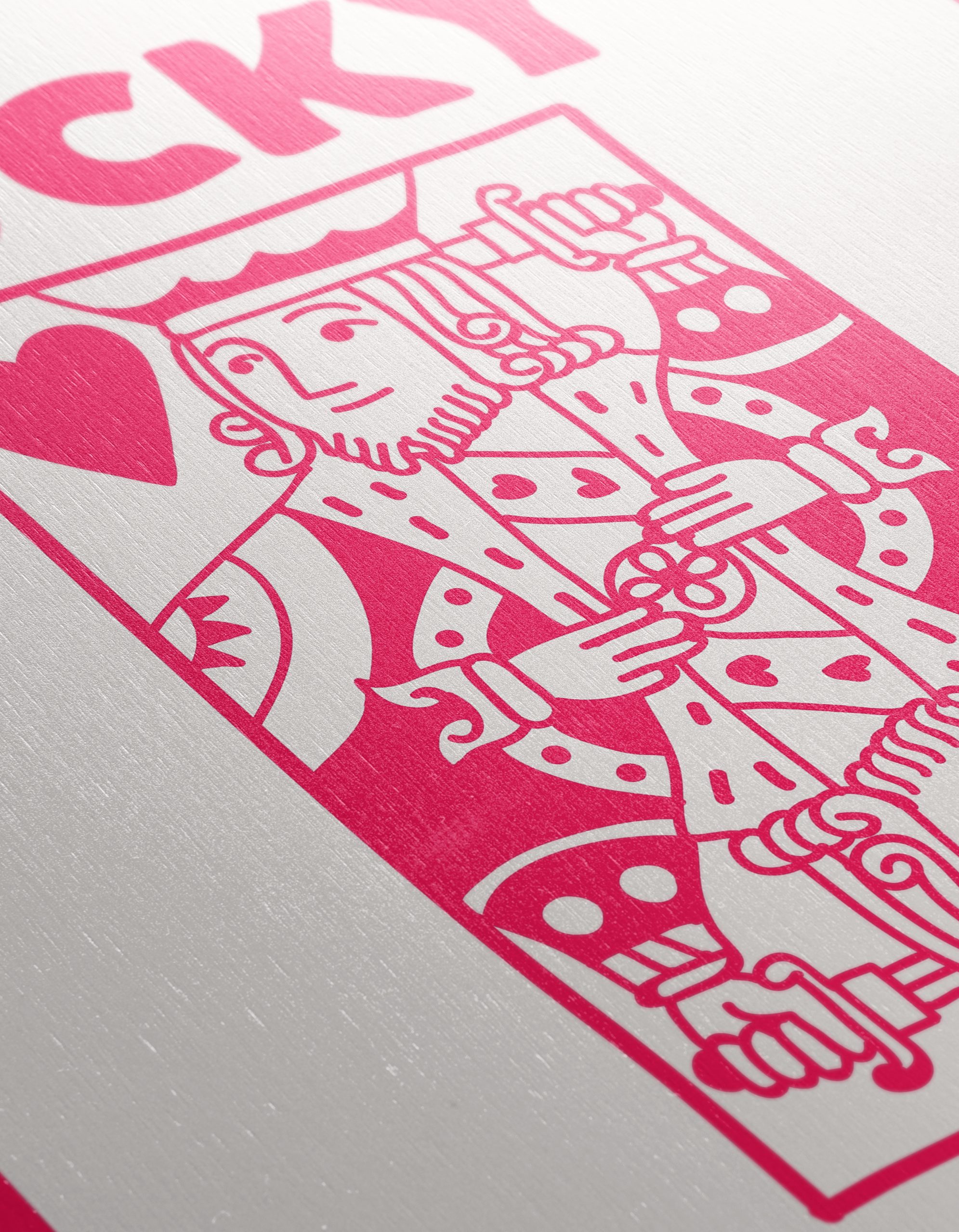 Lucky You Playing Card Artwork 3 - Image 12