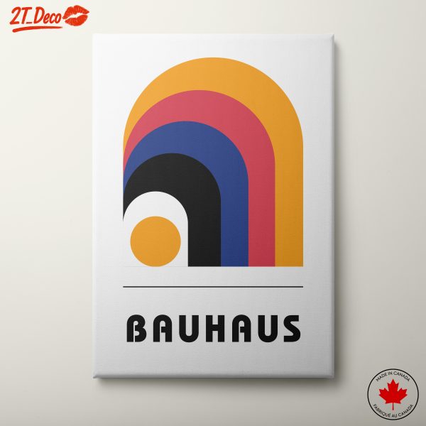 Vibrant Bauhaus Geometric Art