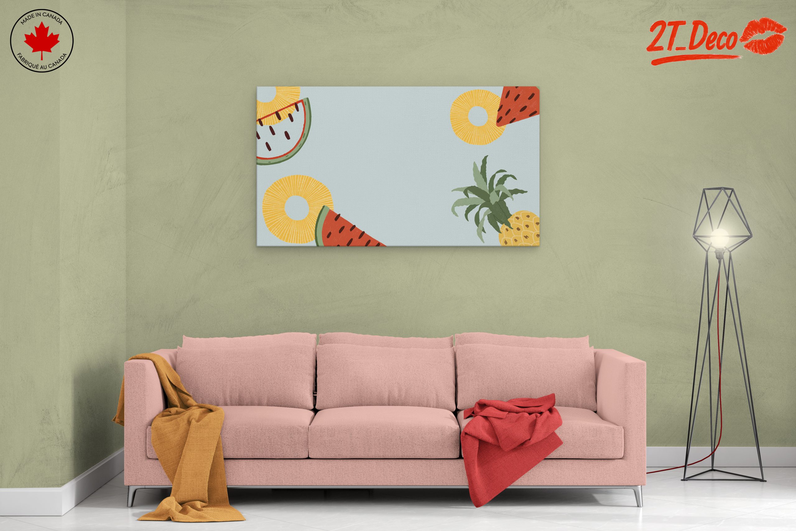 Colorful Abstract Food Artwork 3 - Image 2
