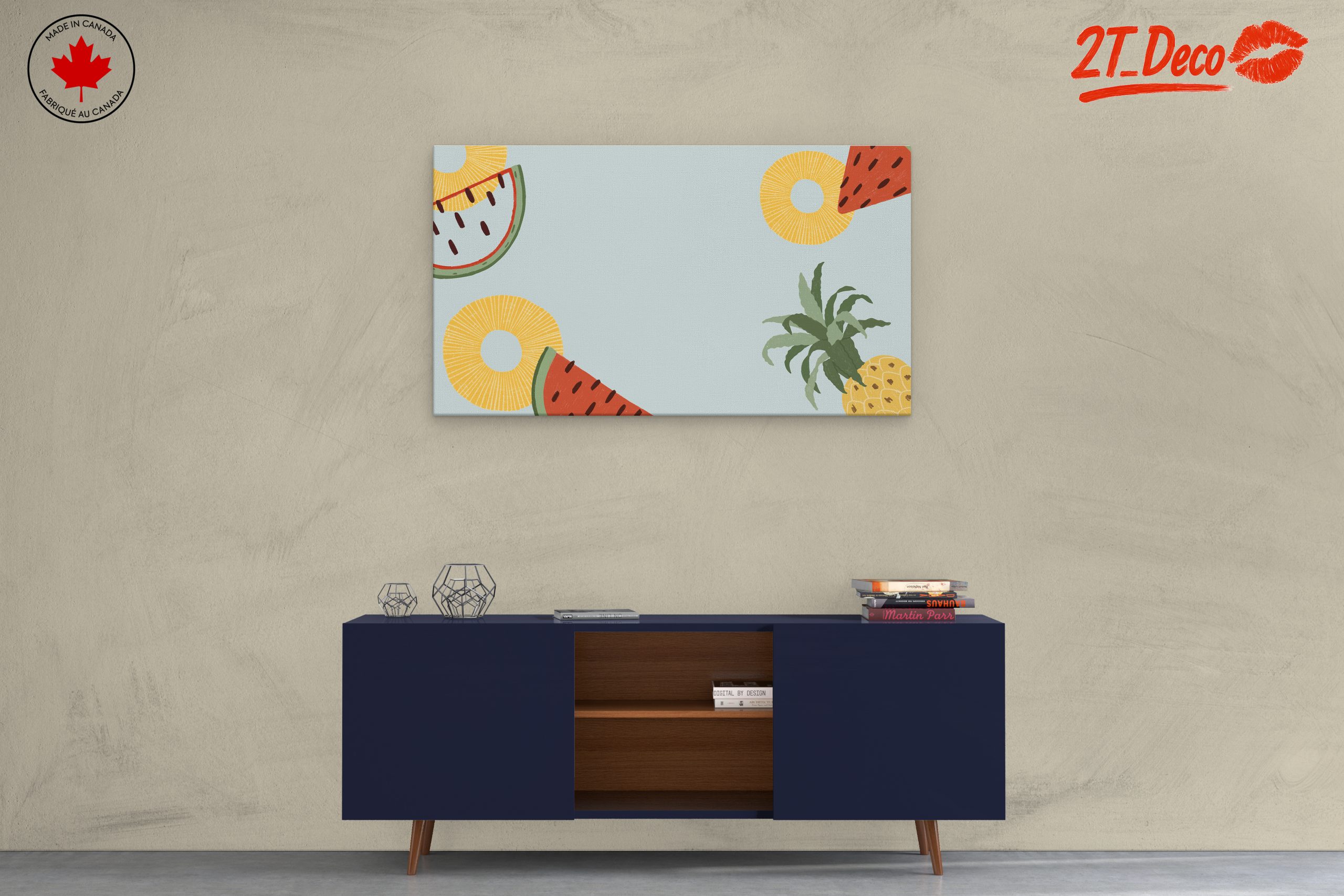 Colorful Abstract Food Artwork 3 - Image 3