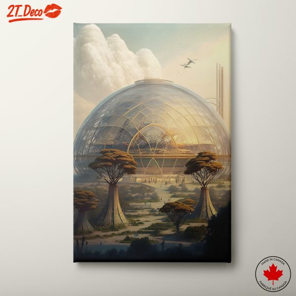 Futuristic Glass Dome Architecture