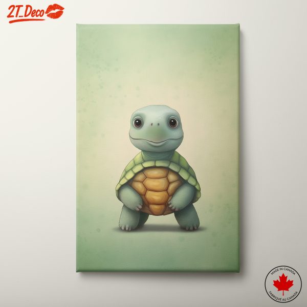 Adorable Turtle Character Art