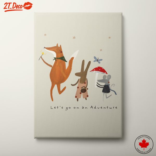 Let's Go on an Adventure Animal Art
