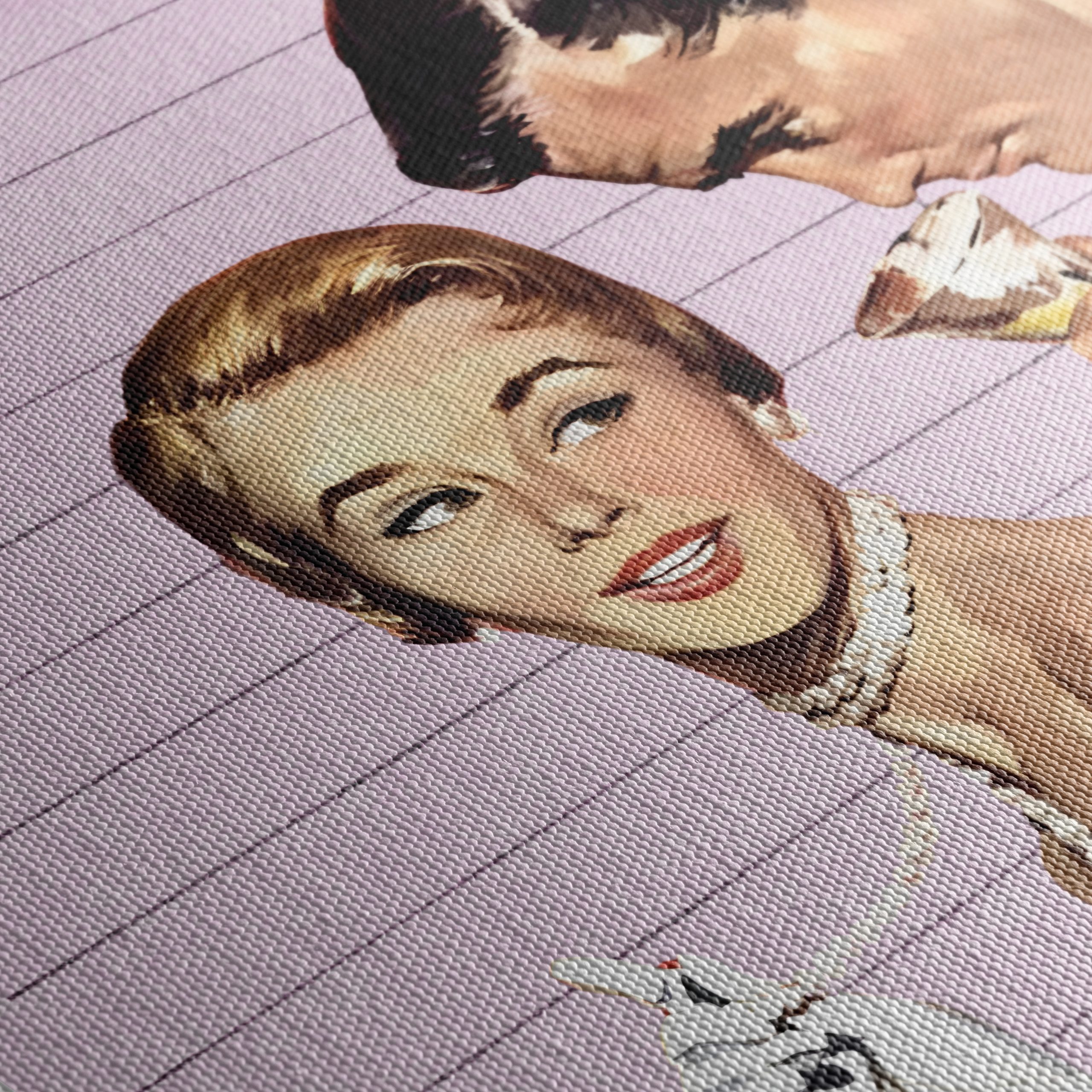 Vintage Inspired Romantic Dinner Art - Image 5