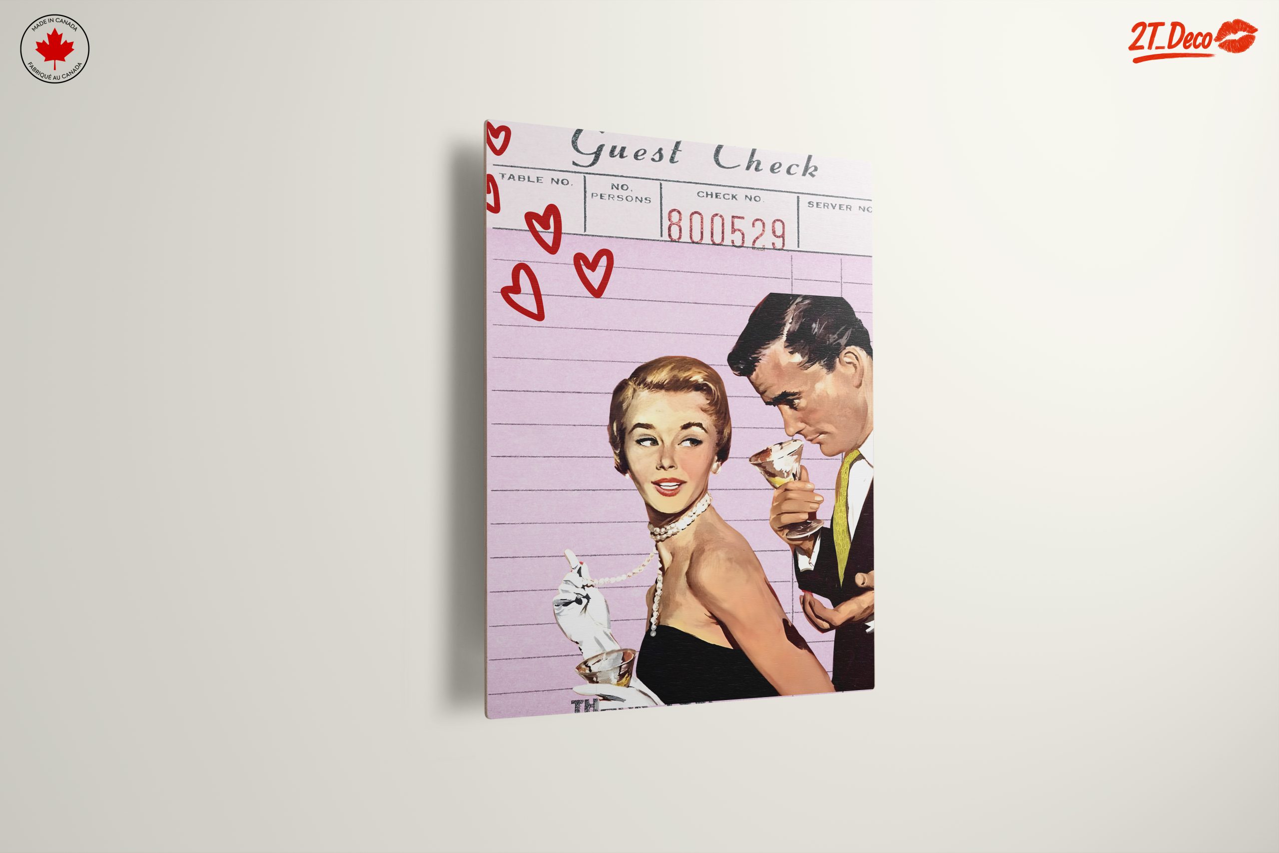 Vintage Inspired Romantic Dinner Art - Image 13