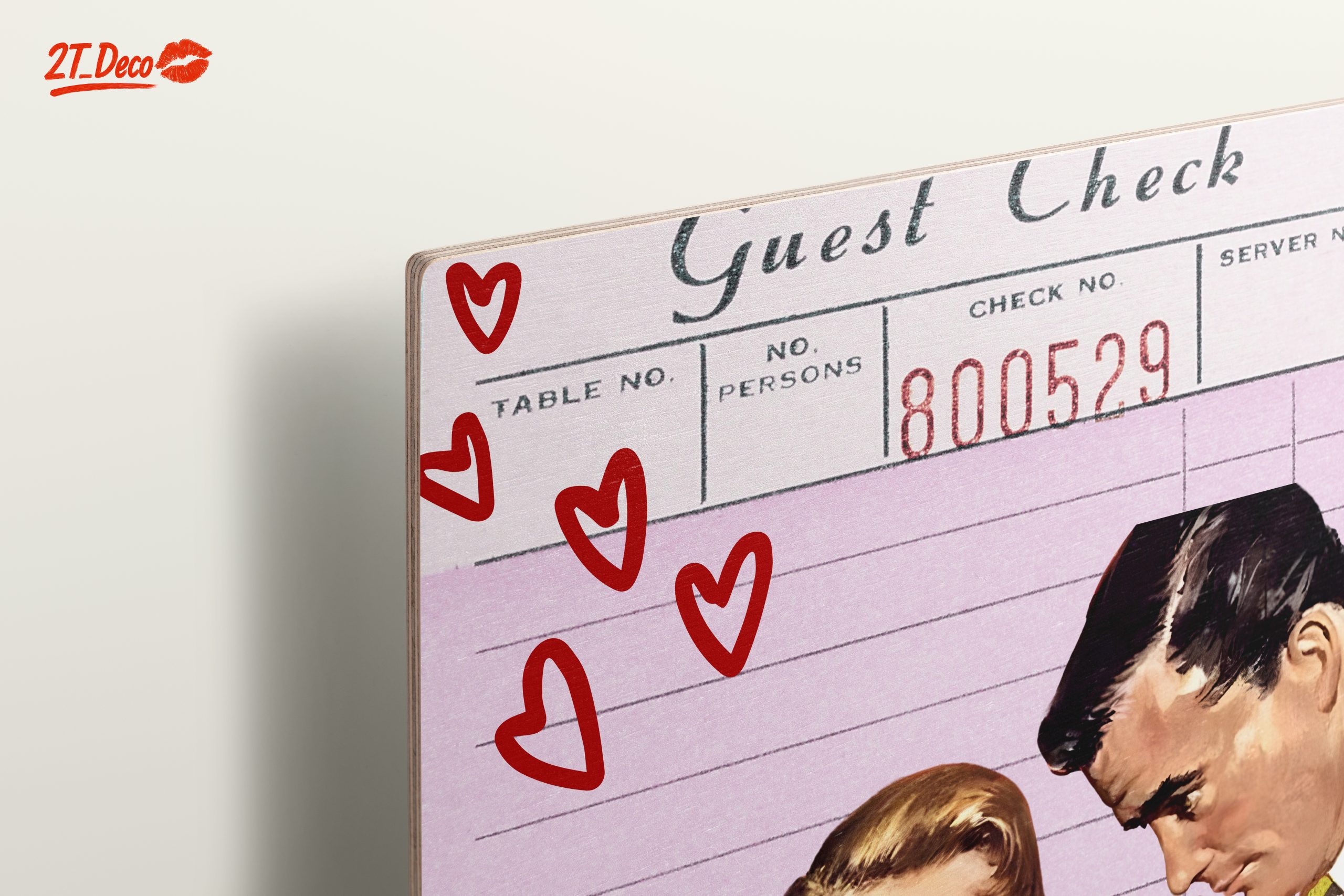 Vintage Inspired Romantic Dinner Art - Image 15