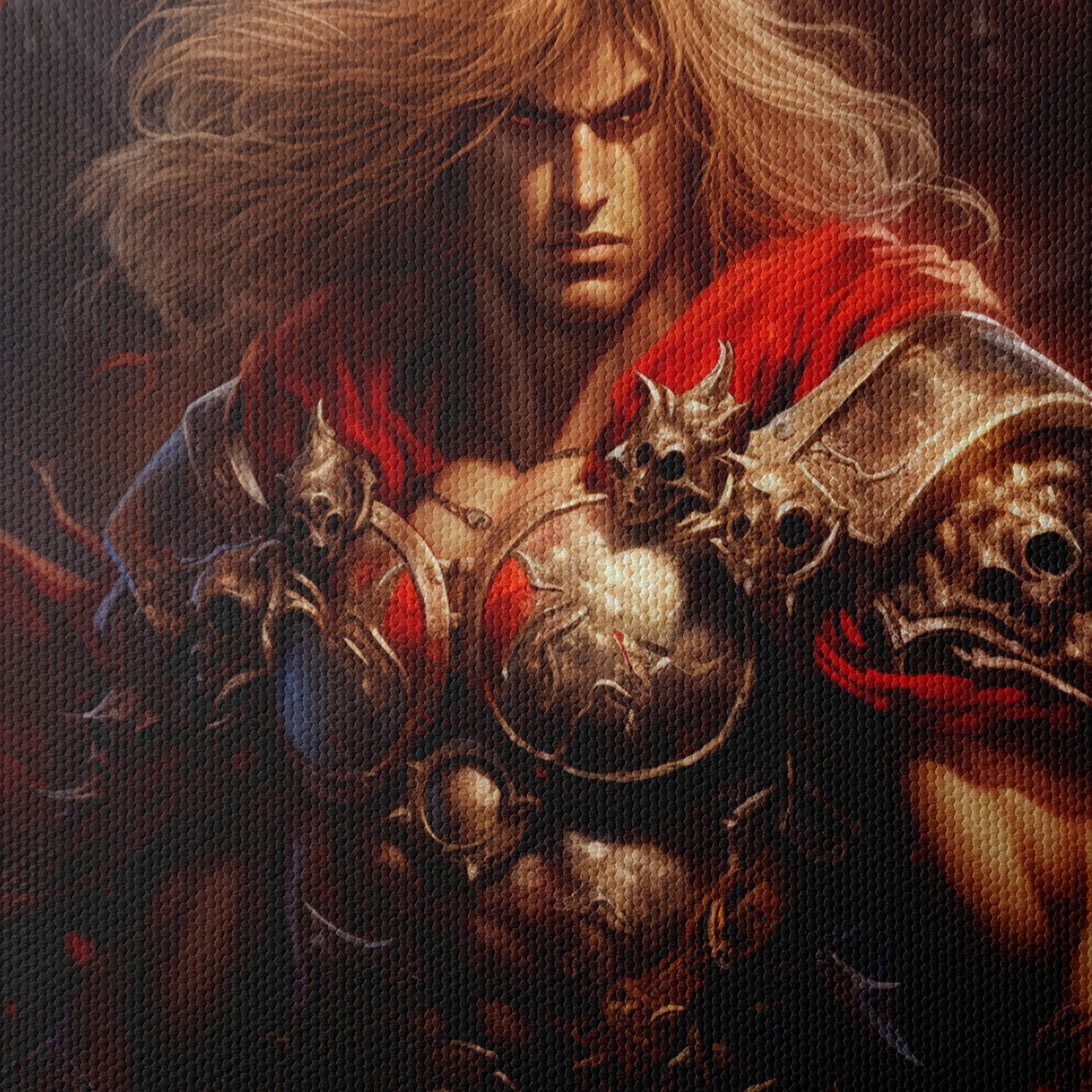 Dynamic Fantasy Character with Sword and Armor - Image 4