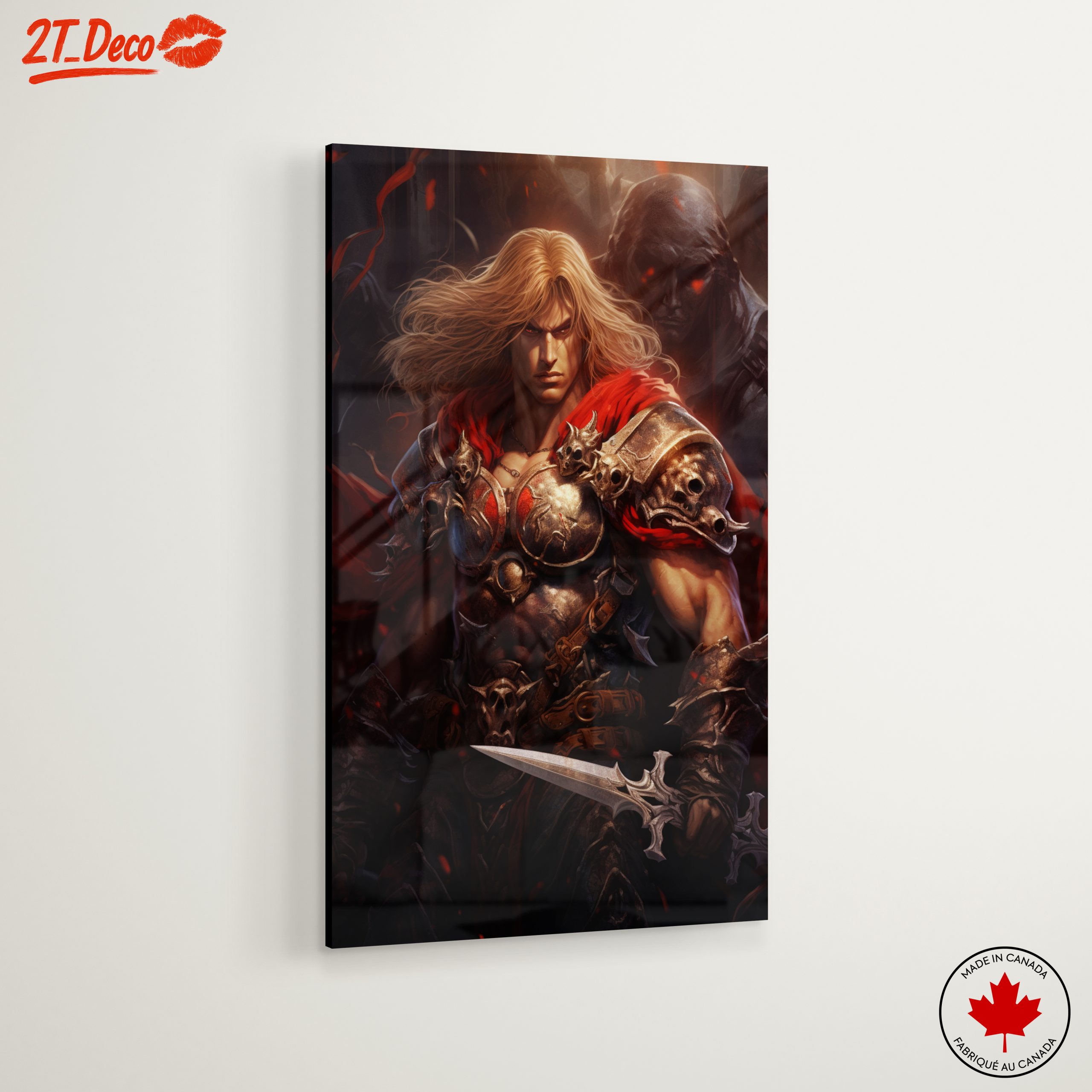 Dynamic Fantasy Character with Sword and Armor - Image 6