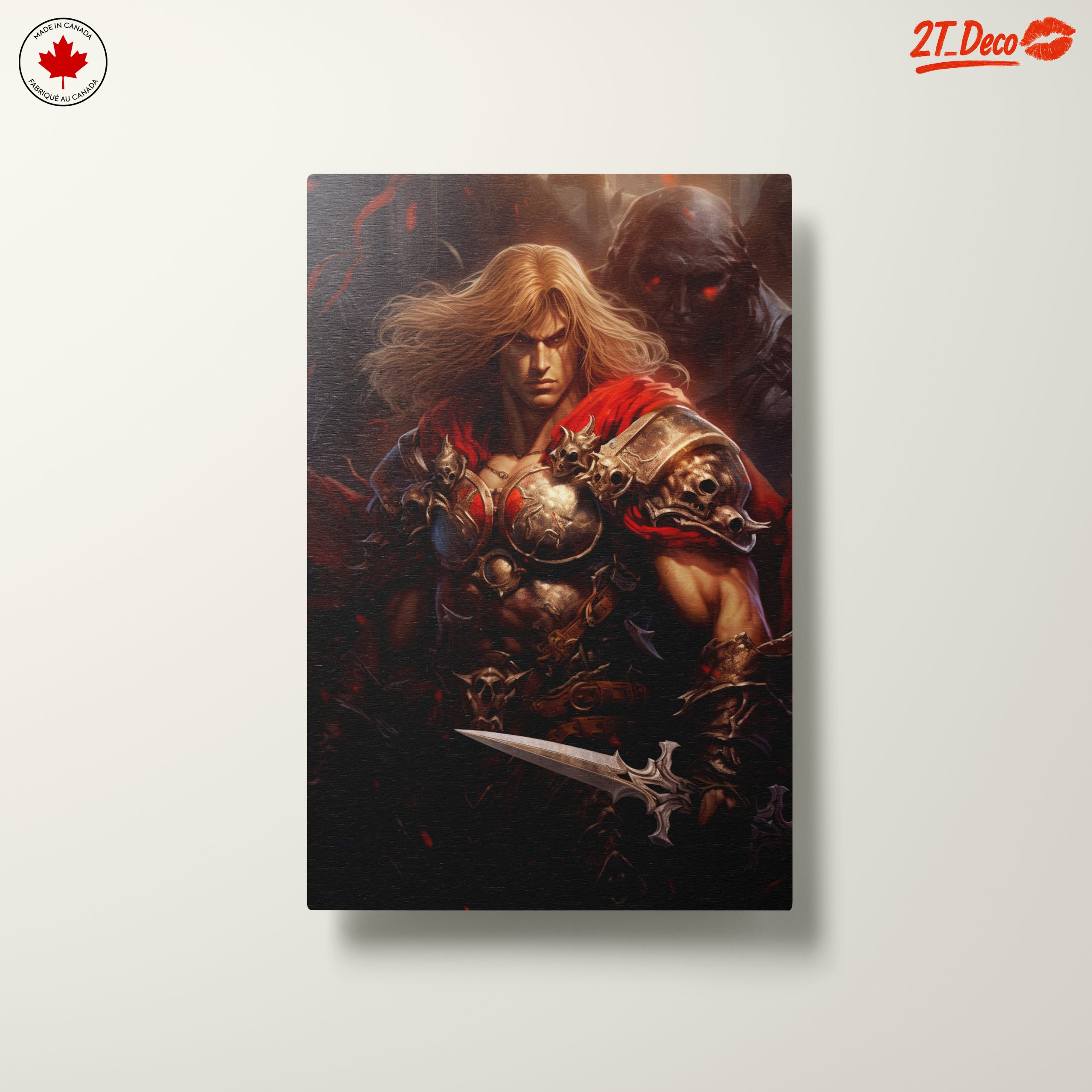 Dynamic Fantasy Character with Sword and Armor - Image 10