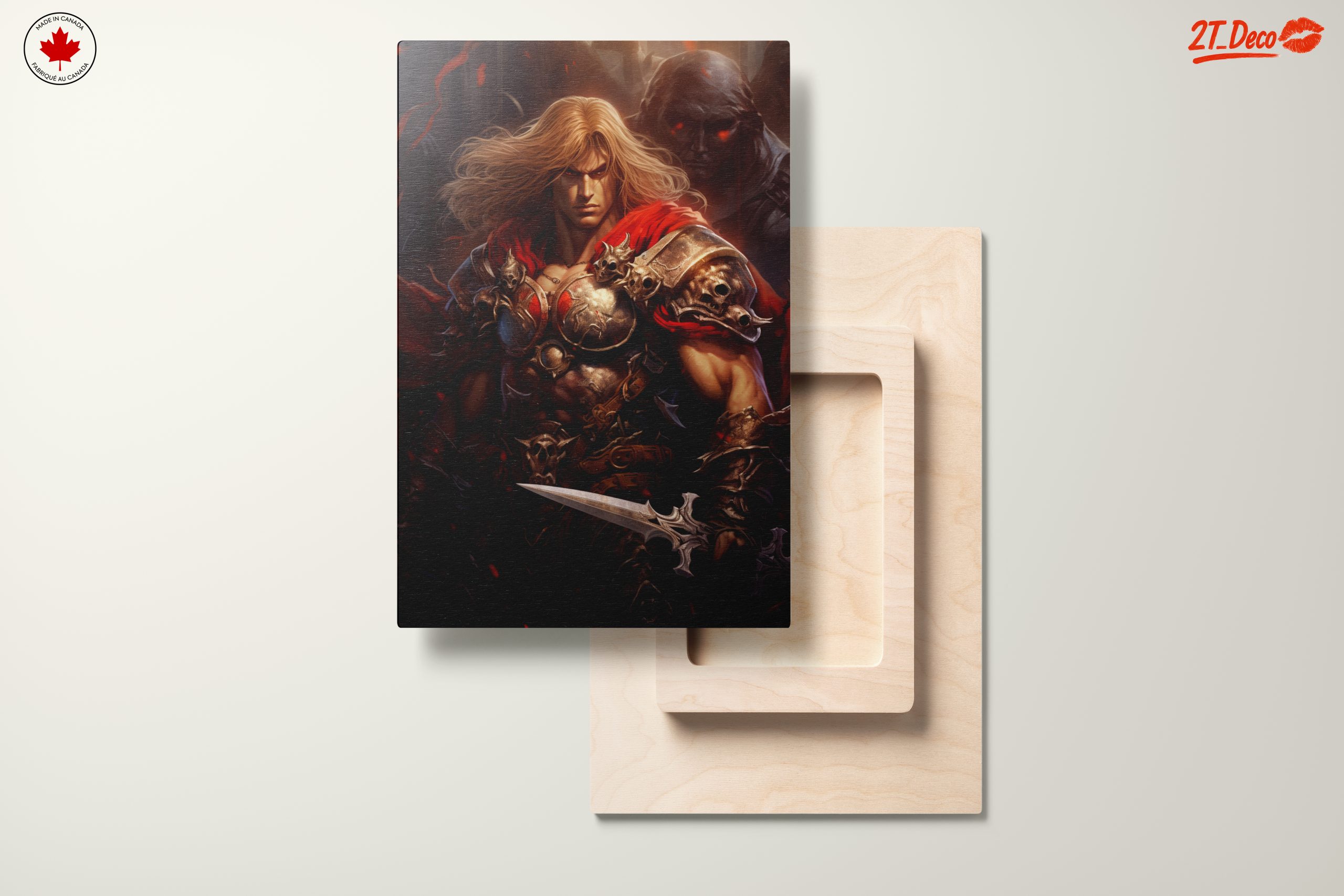 Dynamic Fantasy Character with Sword and Armor - Image 11