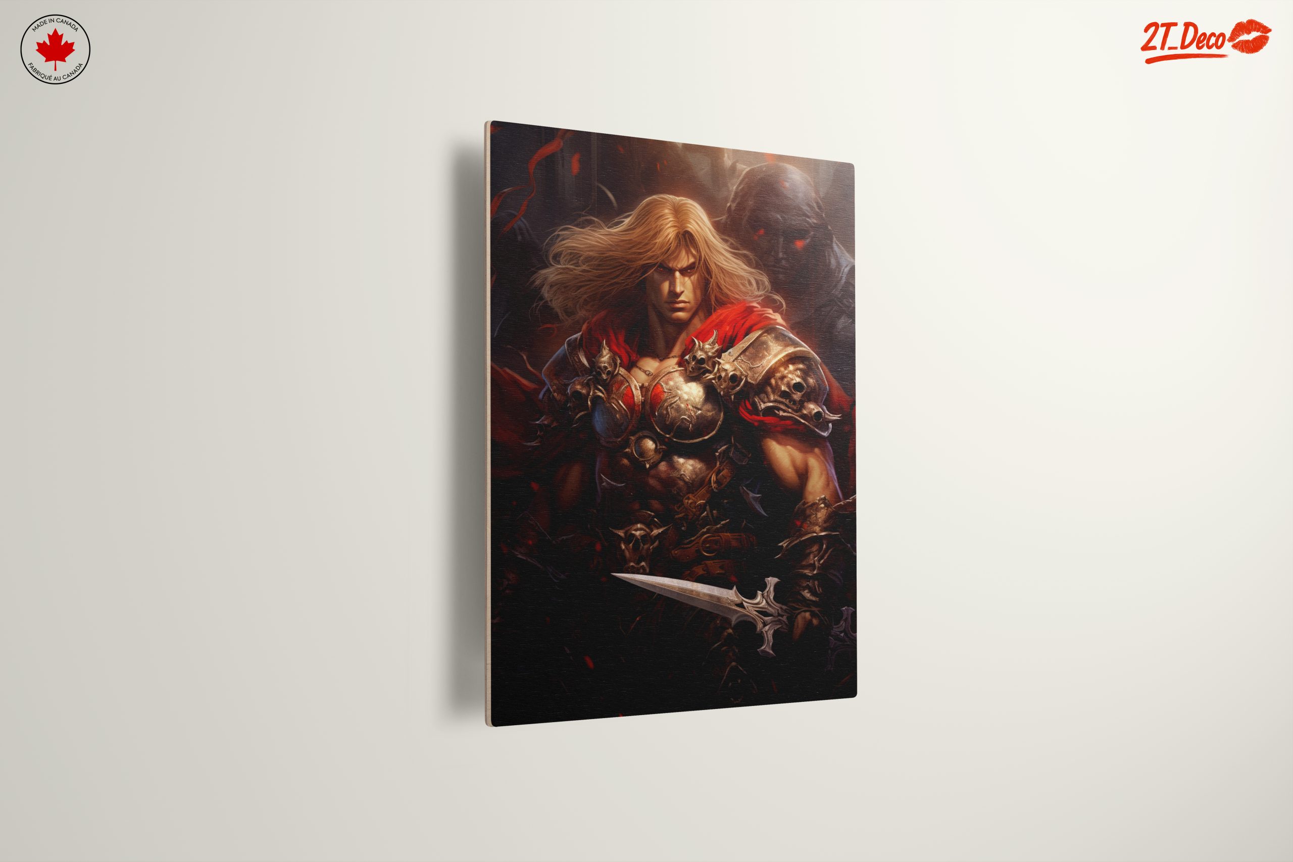 Dynamic Fantasy Character with Sword and Armor - Image 13