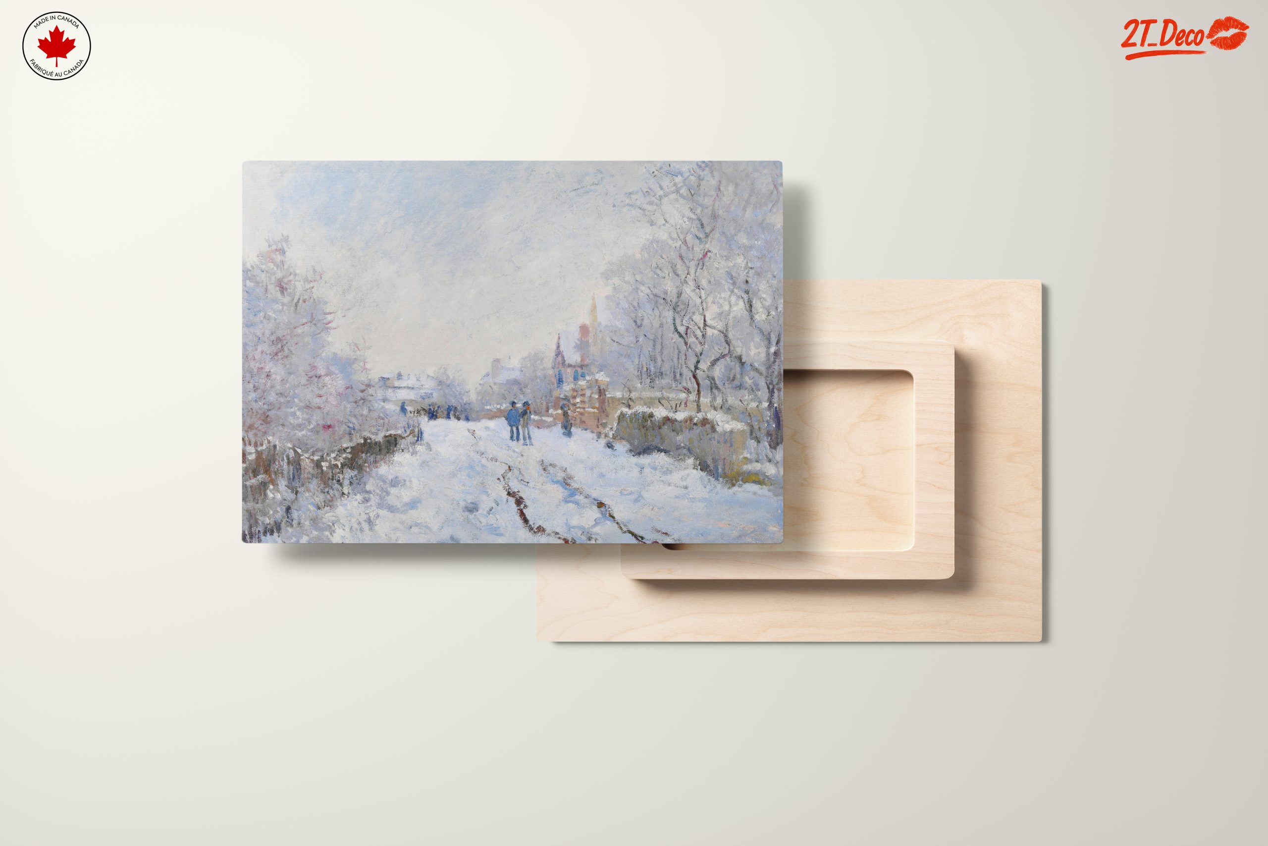 Winter Landscape with Snowy Path and Trees - Image 11
