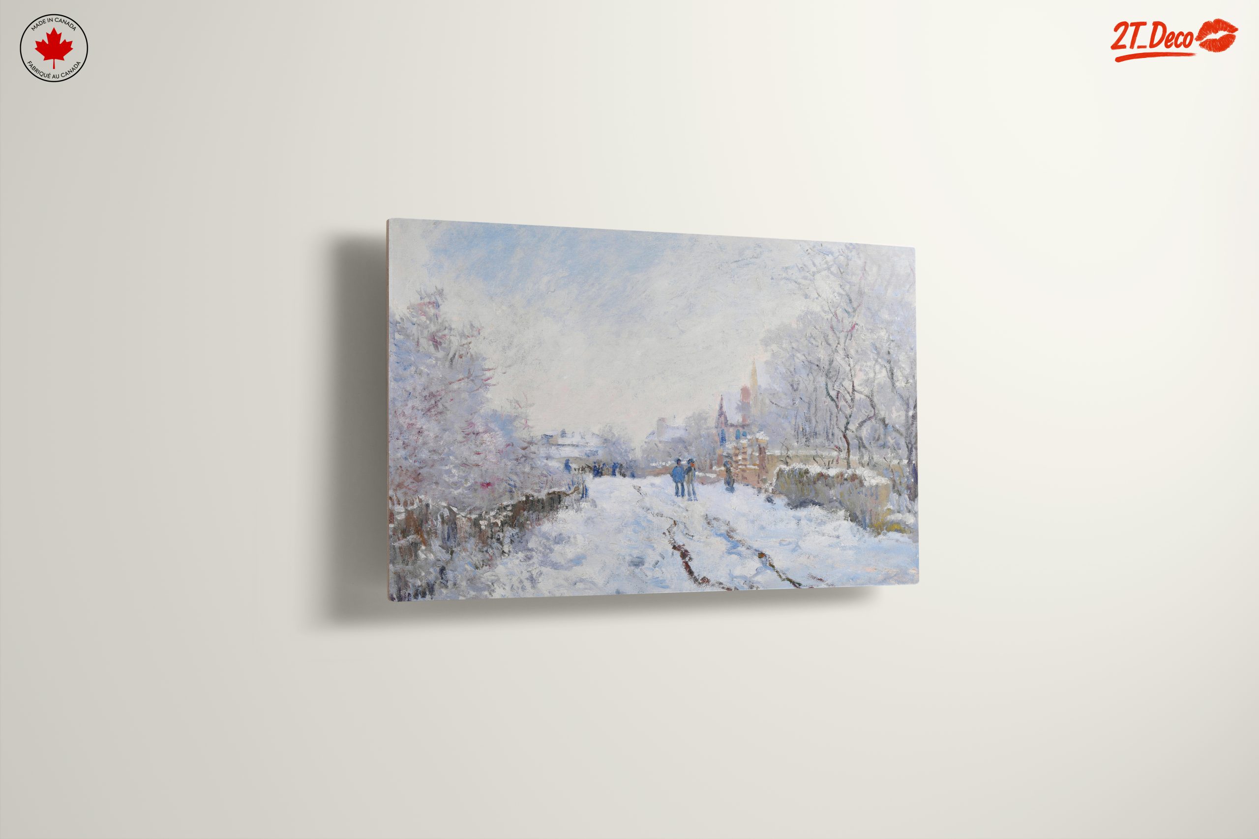 Winter Landscape with Snowy Path and Trees - Image 13