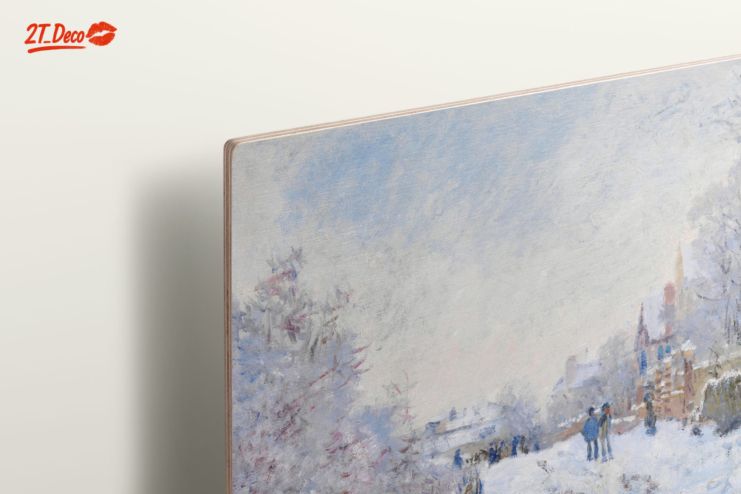 Winter Landscape with Snowy Path and Trees - Image 15