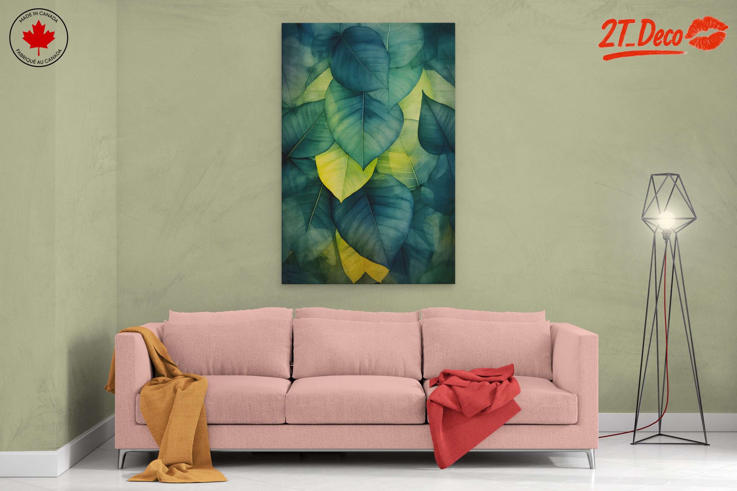 Elegant Botanical Leaf Art 3 - Image 2