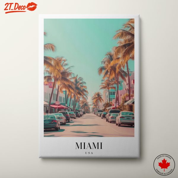 Vibrant Miami Street Scene
