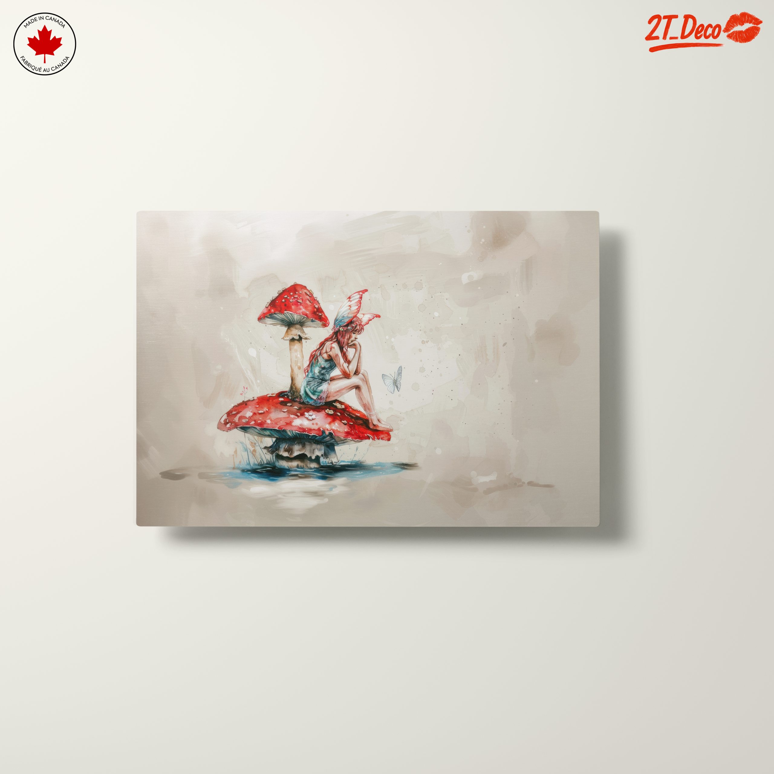 Whimsical Fantasy Character Sitting on Mushroom - Image 10