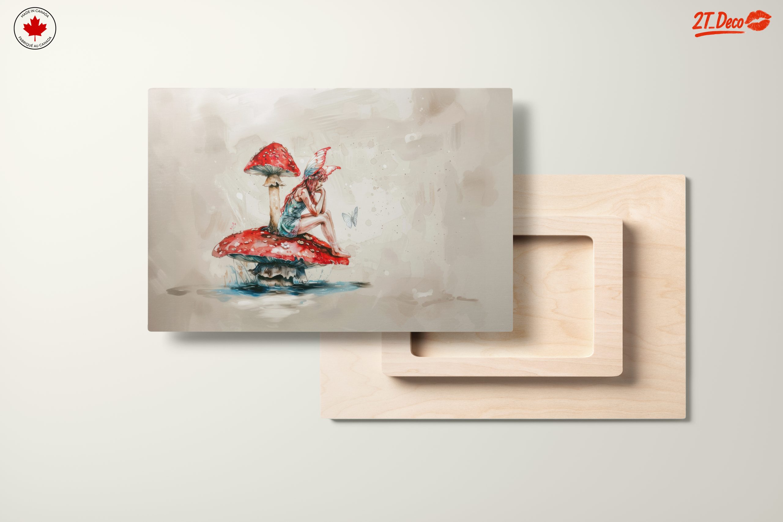Whimsical Fantasy Character Sitting on Mushroom - Image 11