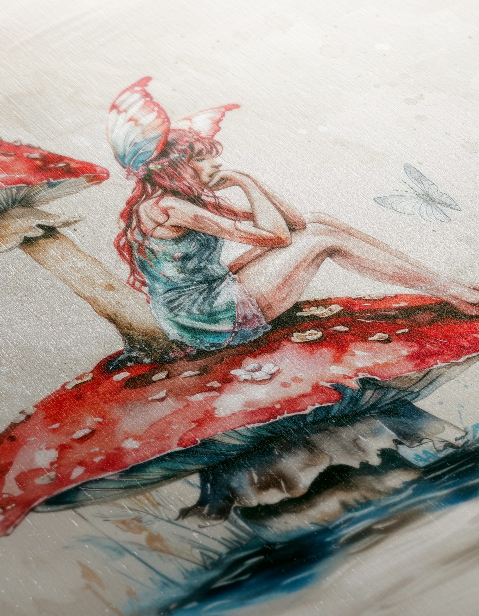 Whimsical Fantasy Character Sitting on Mushroom - Image 12