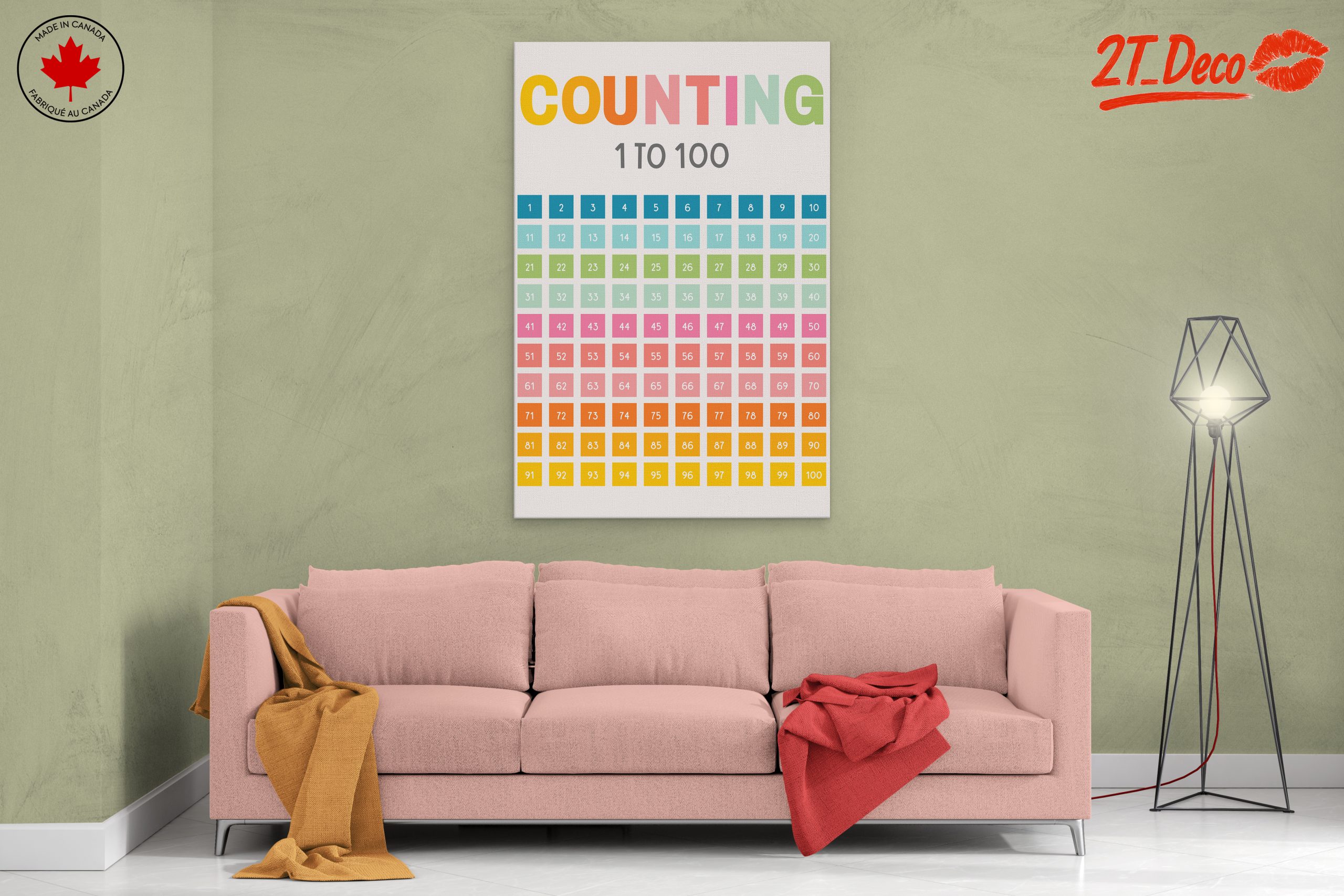 Counting Educational Wall Art for Kids - Image 2