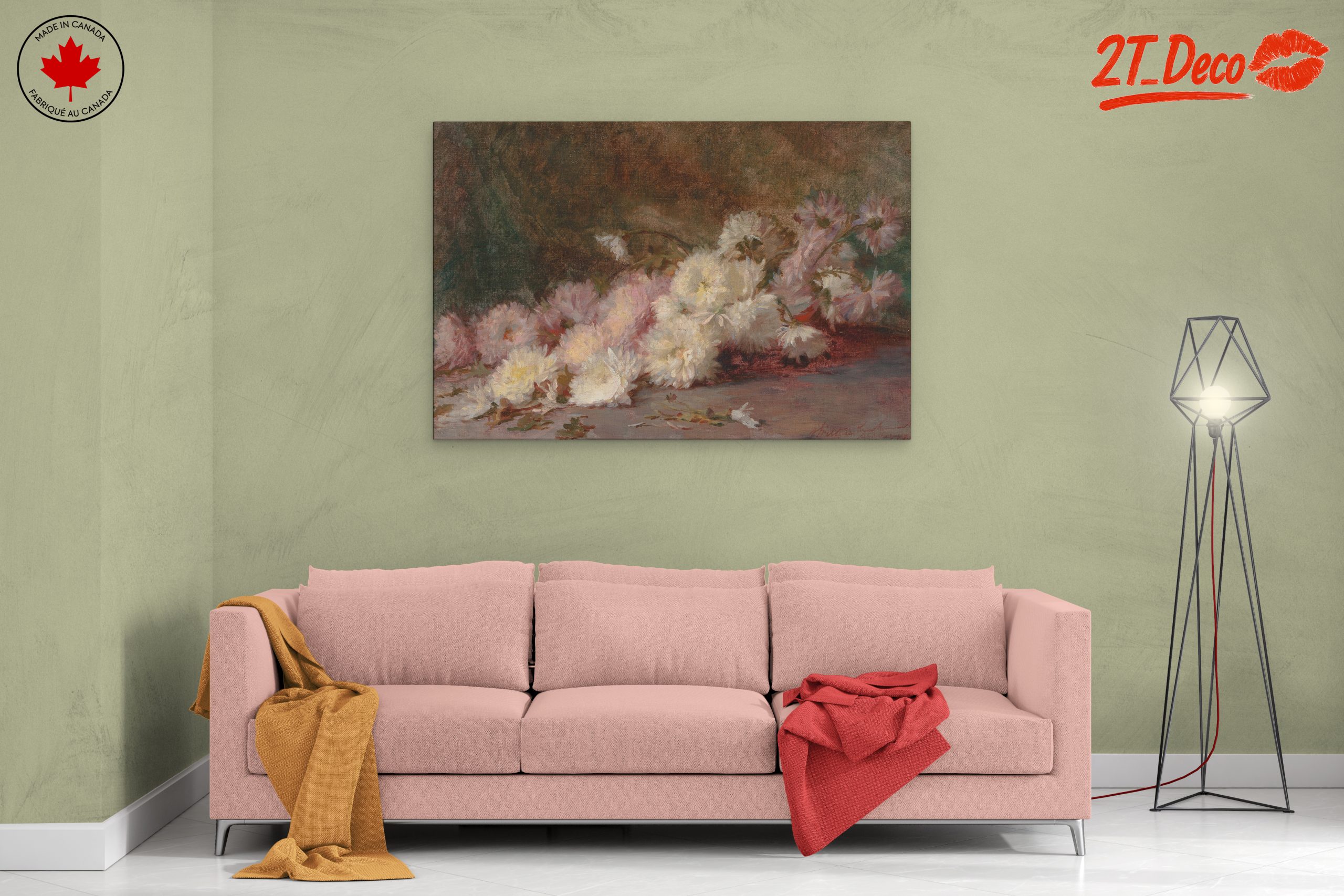 Elegant Floral Arrangement Artwork 4 - Image 2
