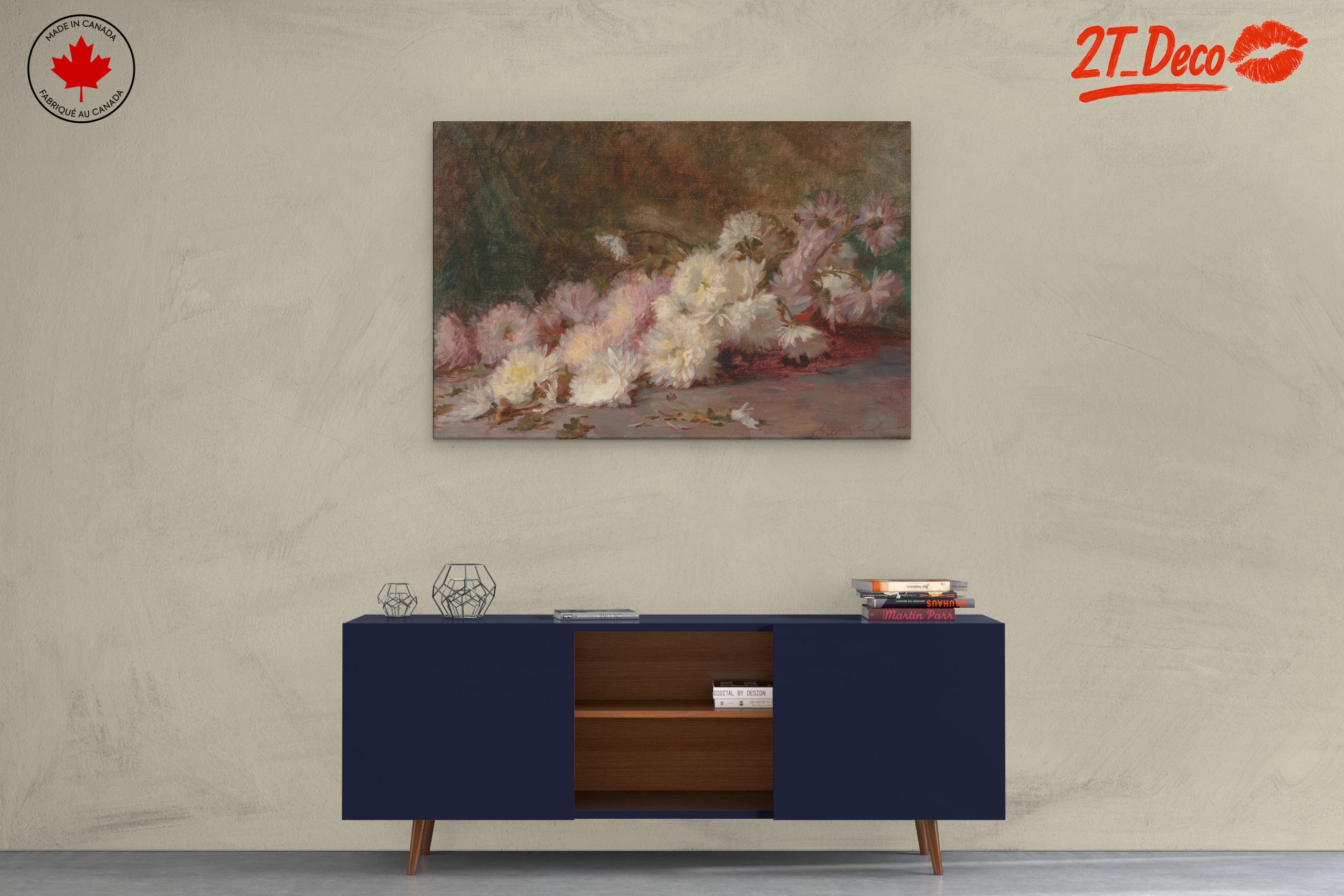 Elegant Floral Arrangement Artwork 4 - Image 3
