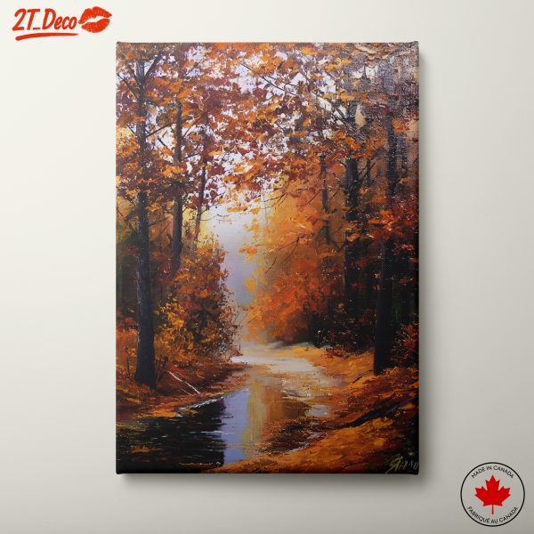 Serene Autumn Landscape with Reflections 2