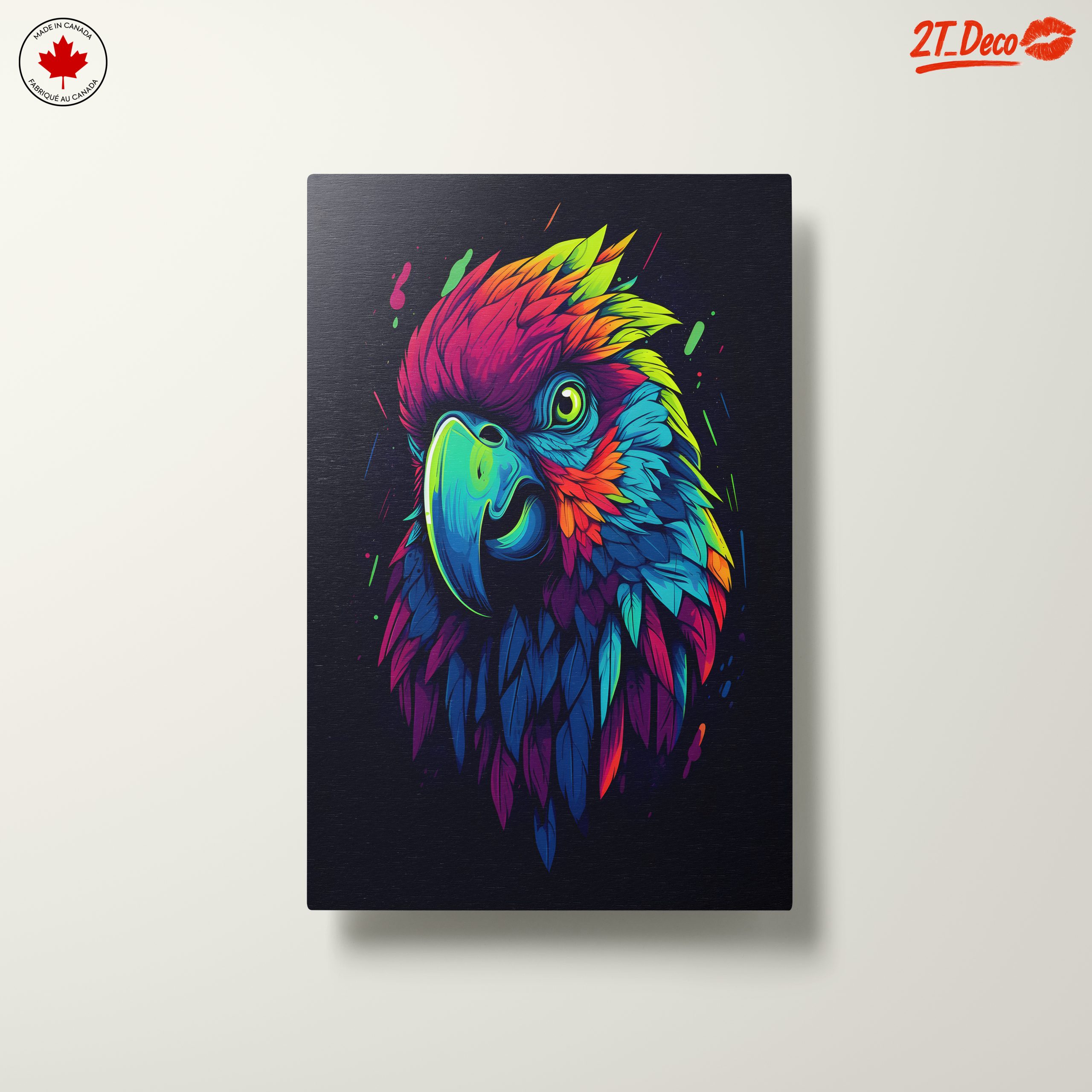 Vibrant Parrot Artwork with Bold Colors - Image 10