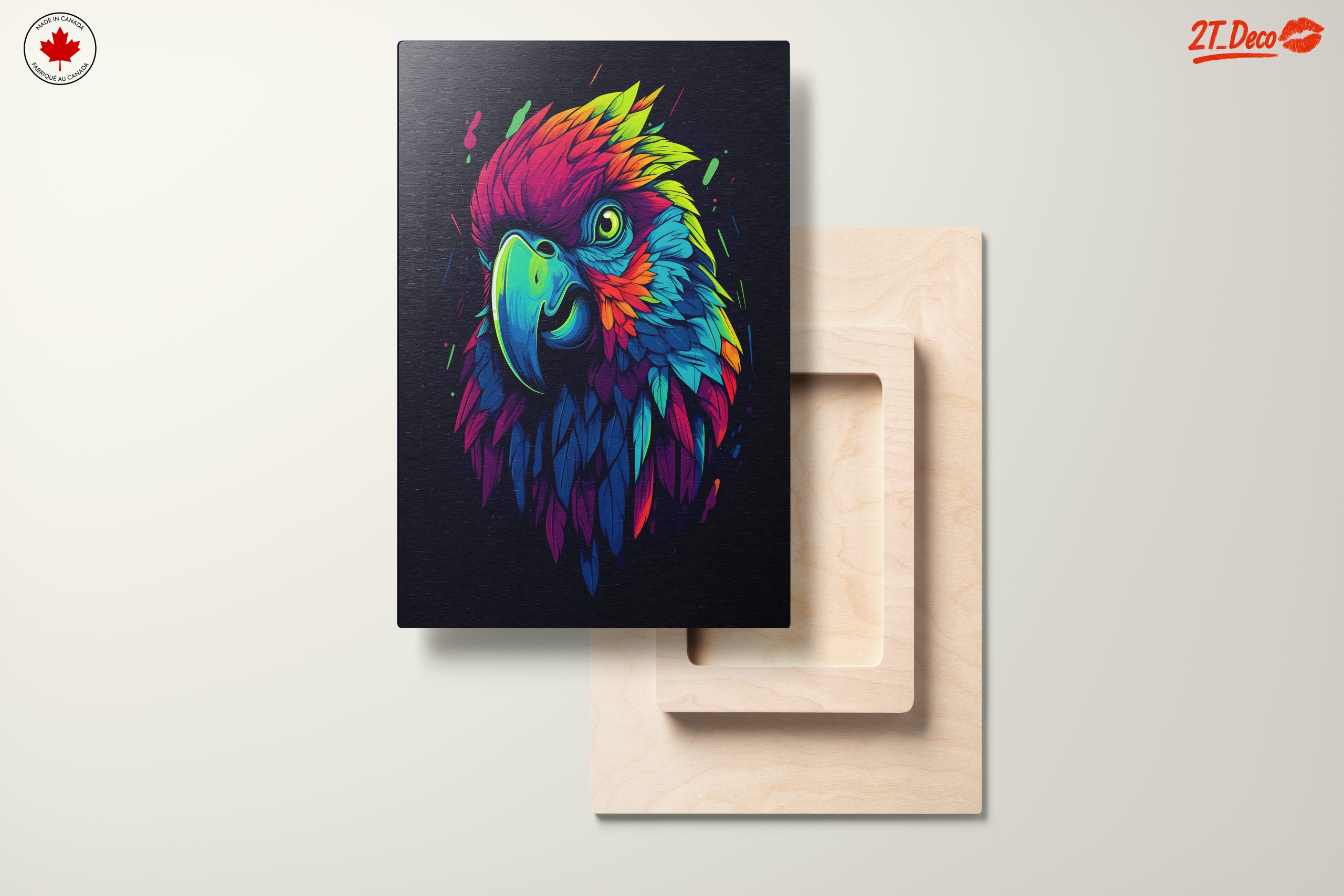 Vibrant Parrot Artwork with Bold Colors - Image 11