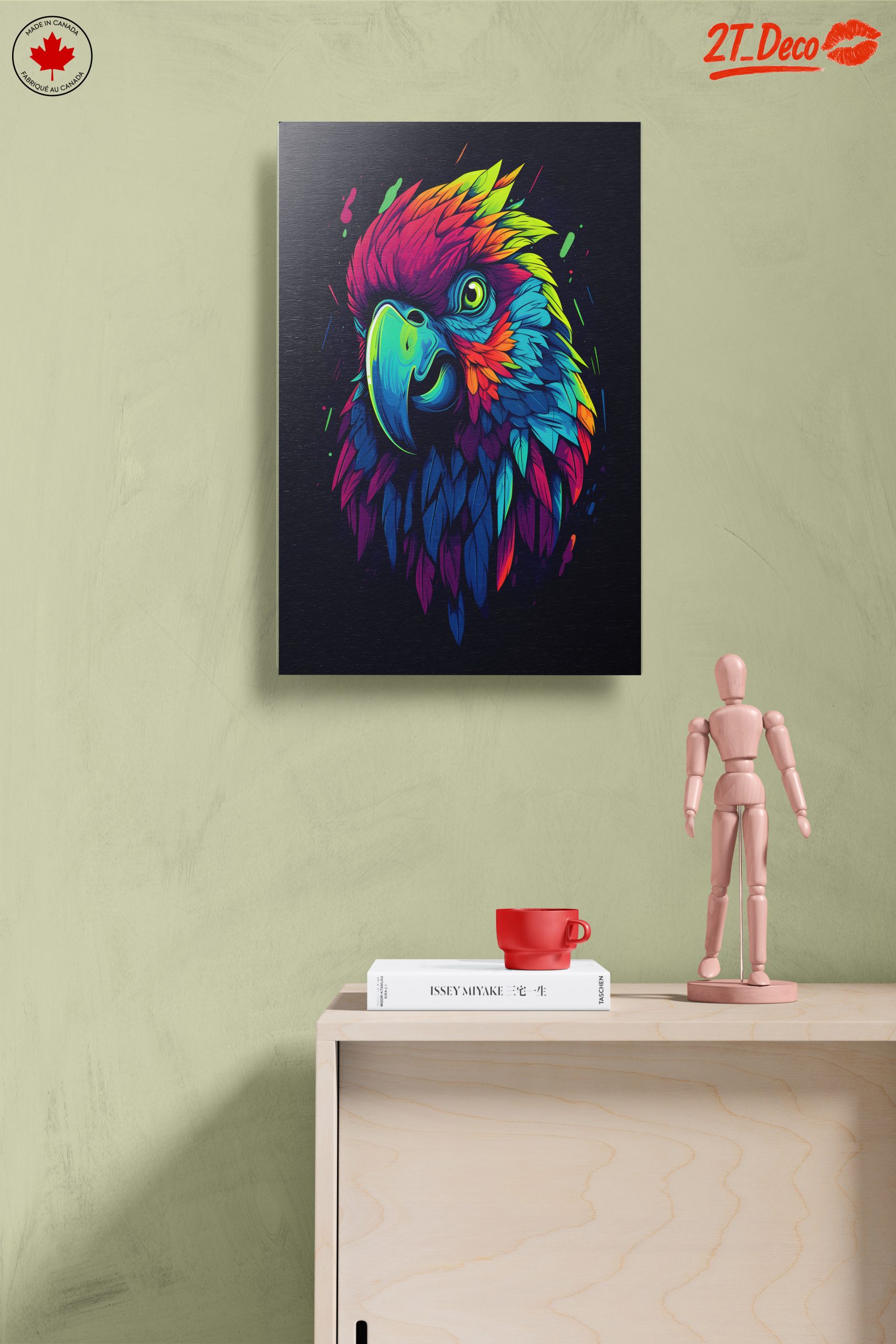 Vibrant Parrot Artwork with Bold Colors - Image 14