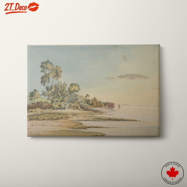 Serene Coastal Landscape Art