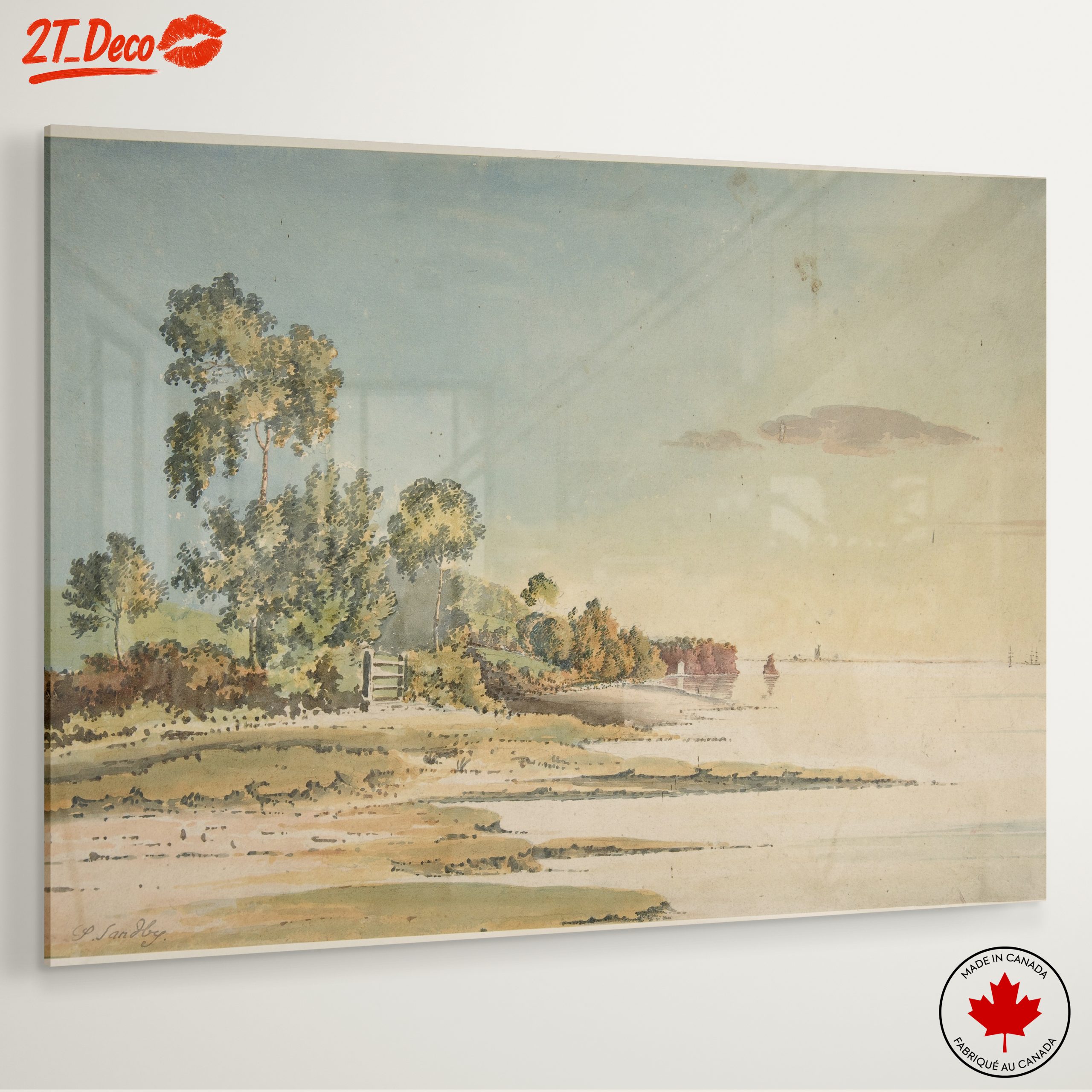 Serene Coastal Landscape Art - Image 6