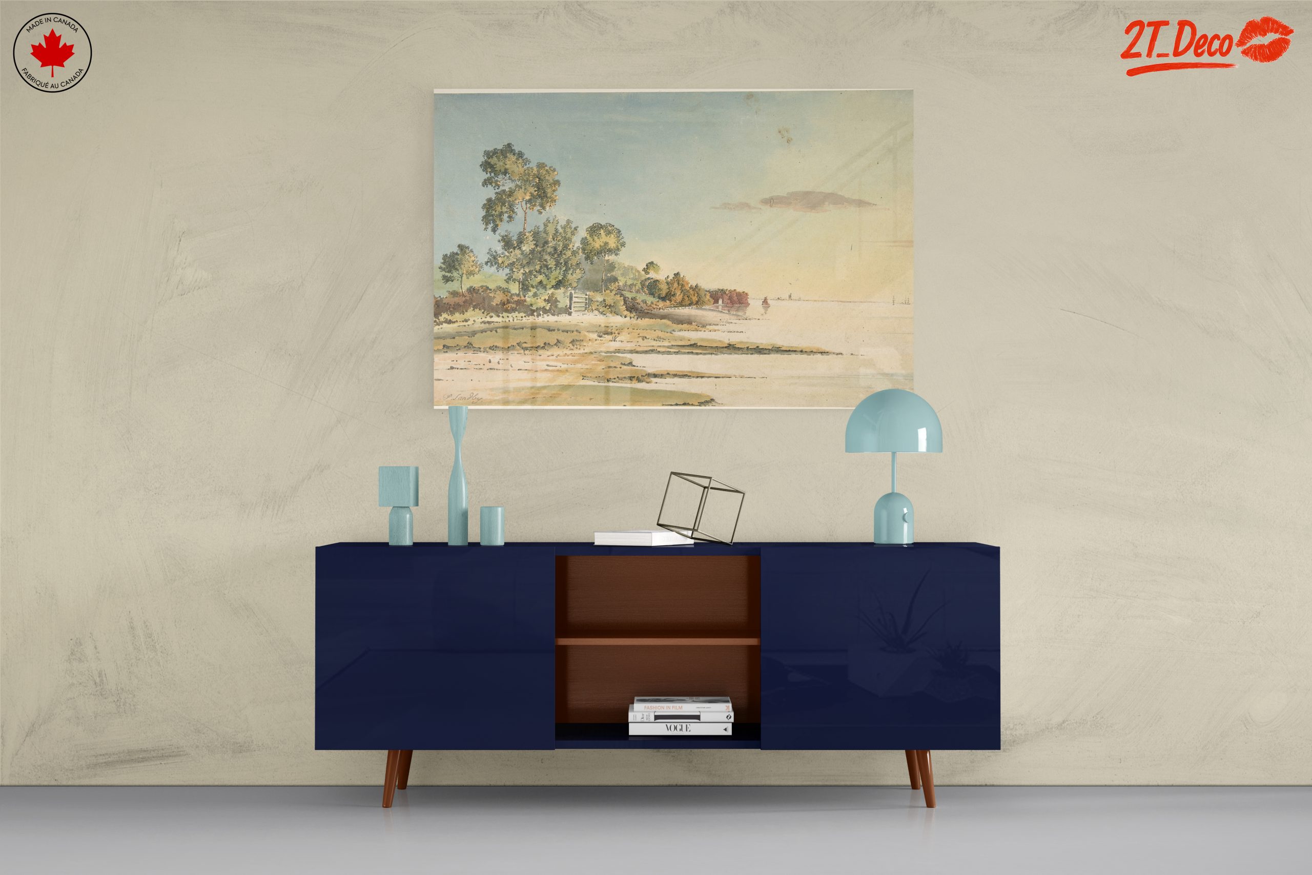 Serene Coastal Landscape Art - Image 8